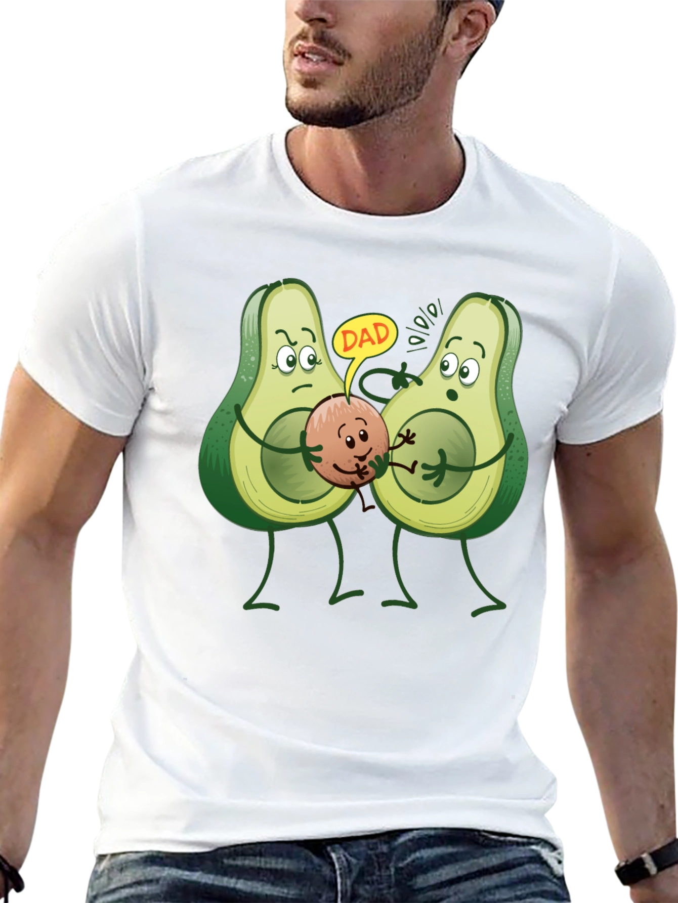Avocado Dad T-Shirt - Humorous Graphic Tee
