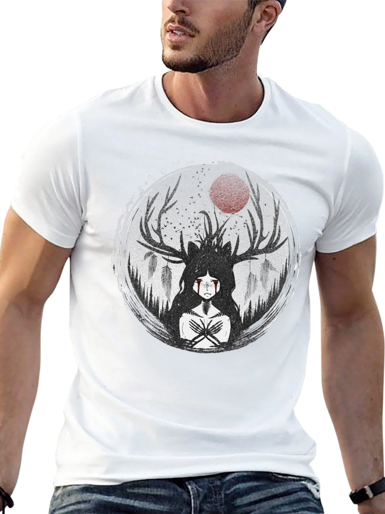 Creepy Forest Spirit T-Shirt