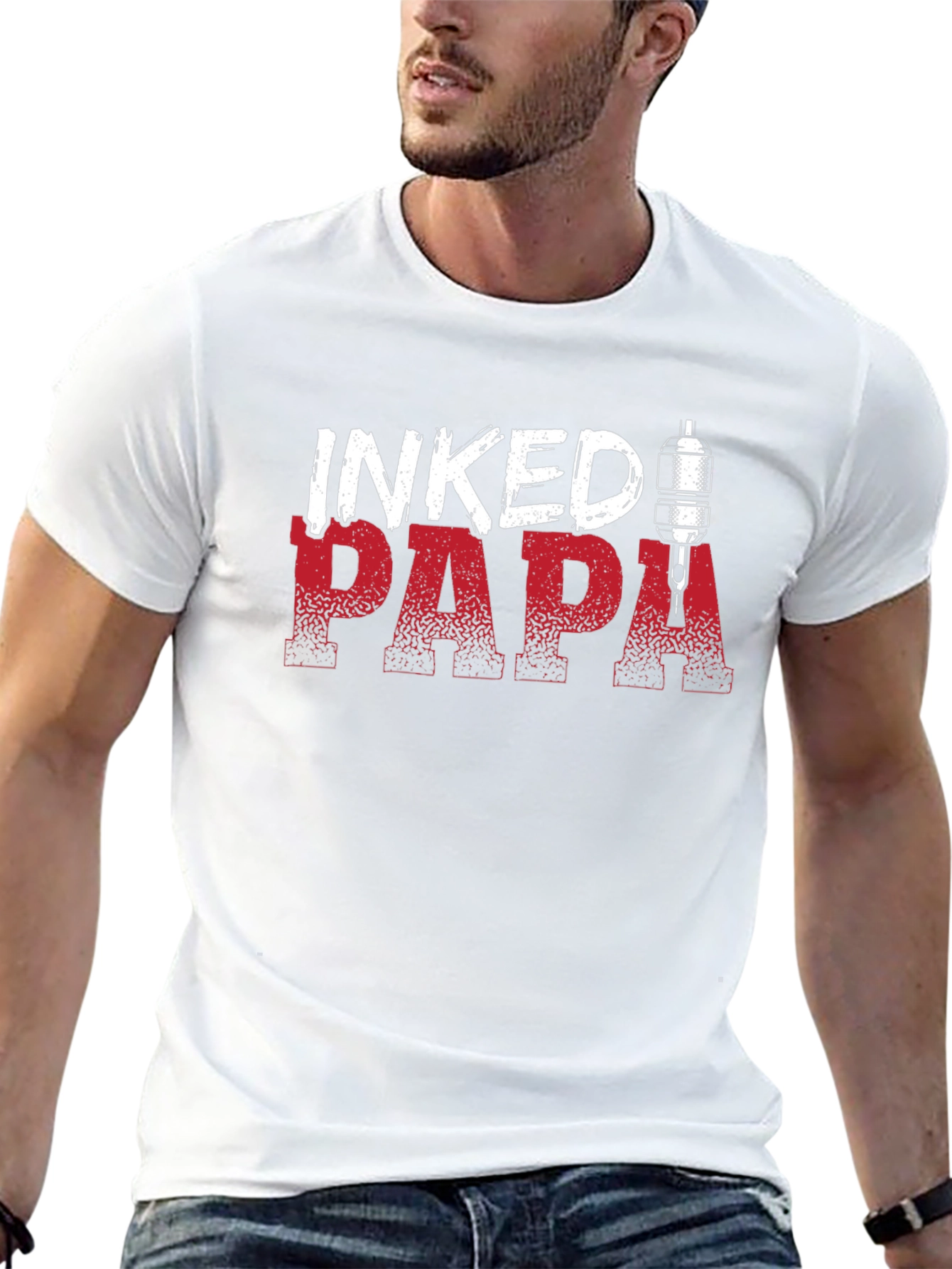 Inked Papa Tattoo T-Shirt