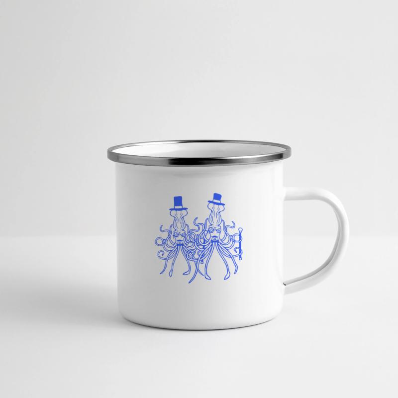 2 octopus sir hat monocle glasses two rich friends