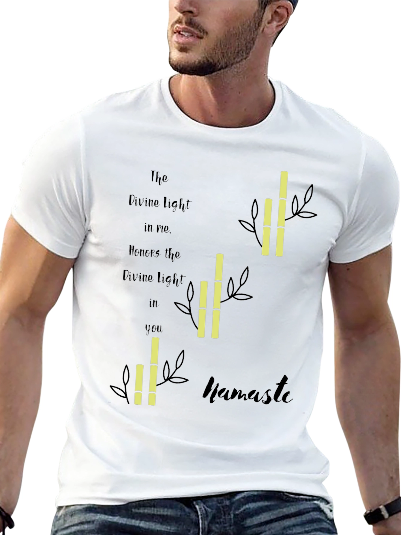 Namaste T-Shirt: The Divine Light in You