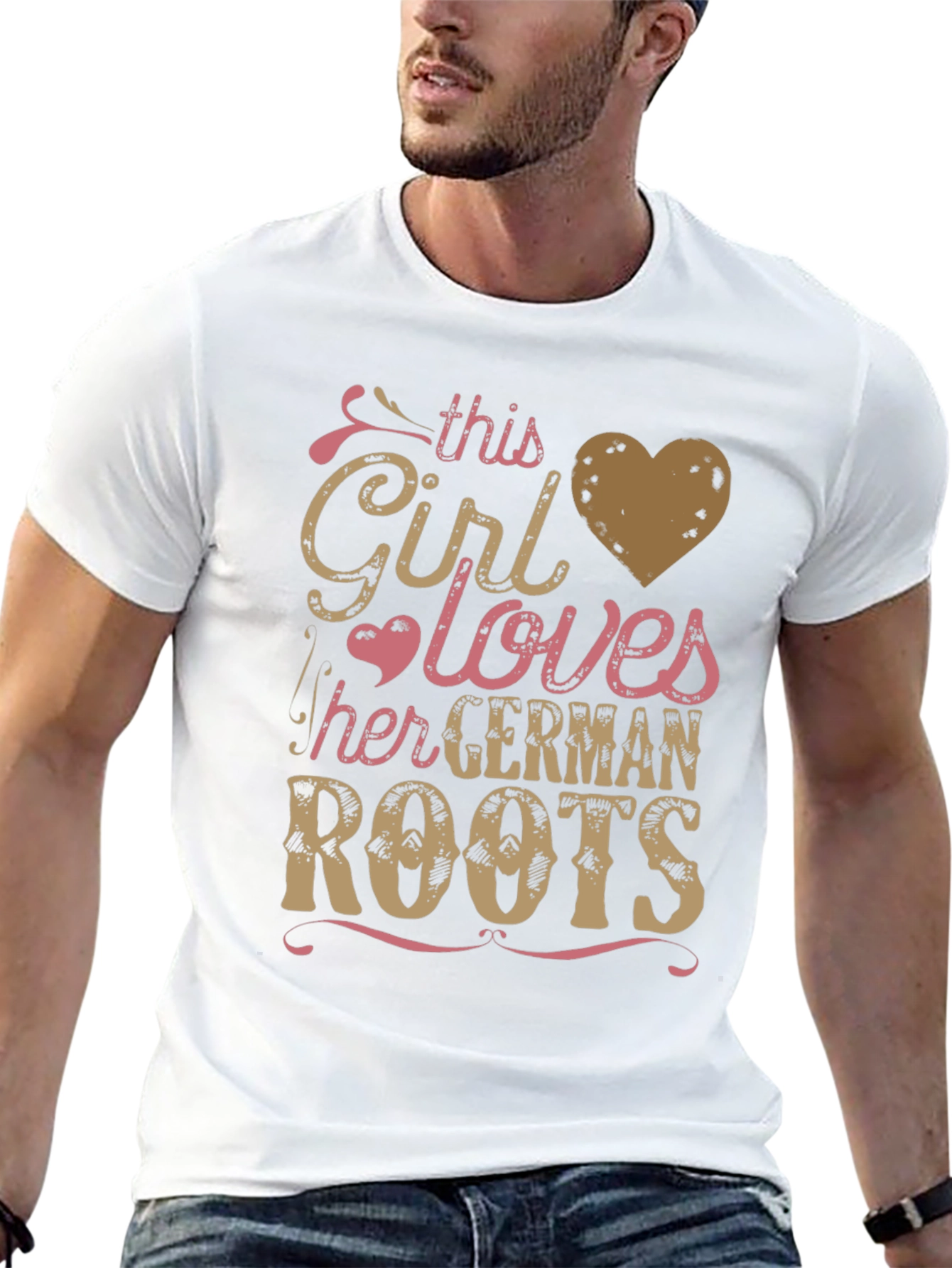 German Roots Graphic Tee - This Girl Loves Germany