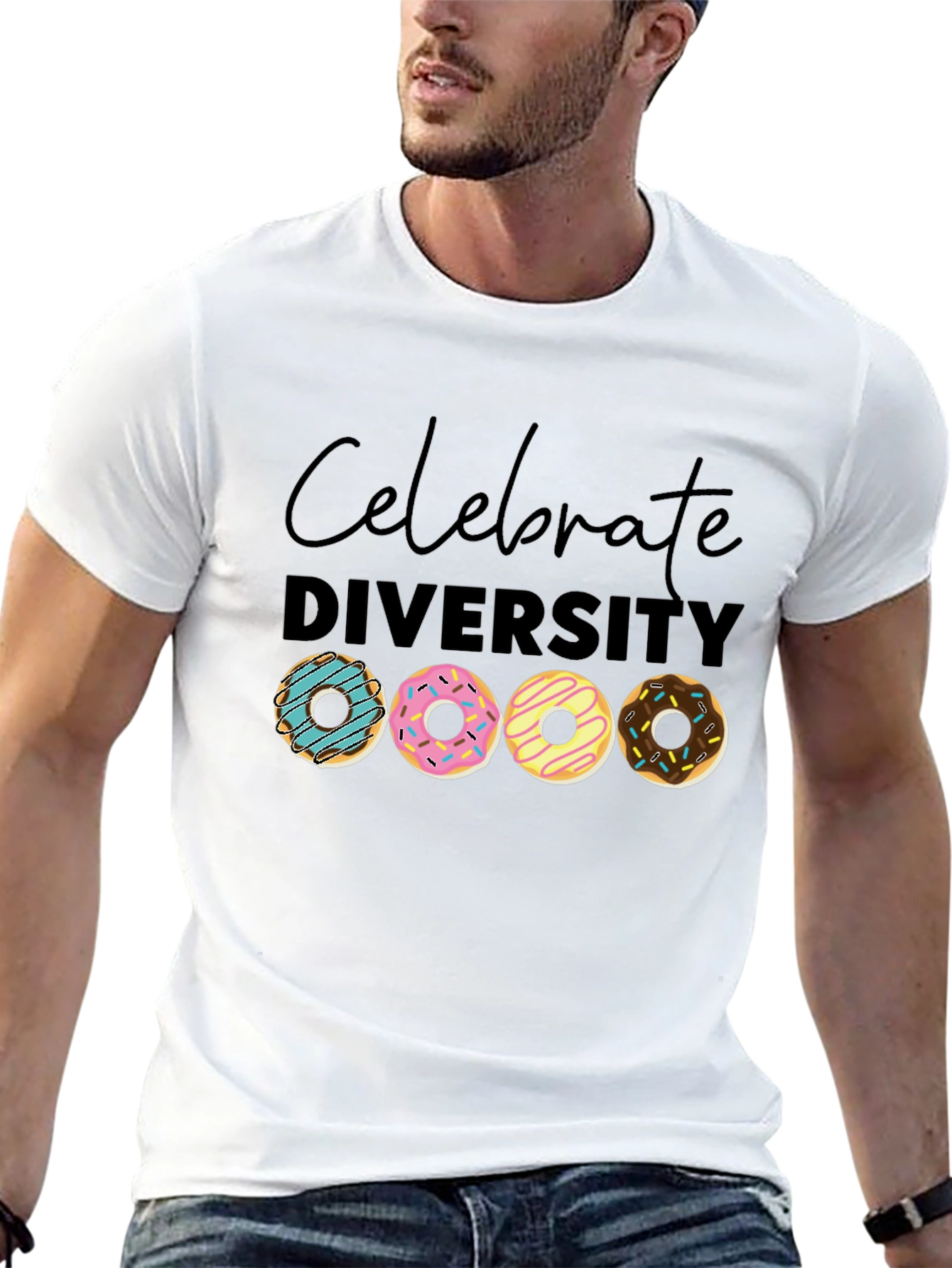 Celebrate Diversity Donut T-Shirt