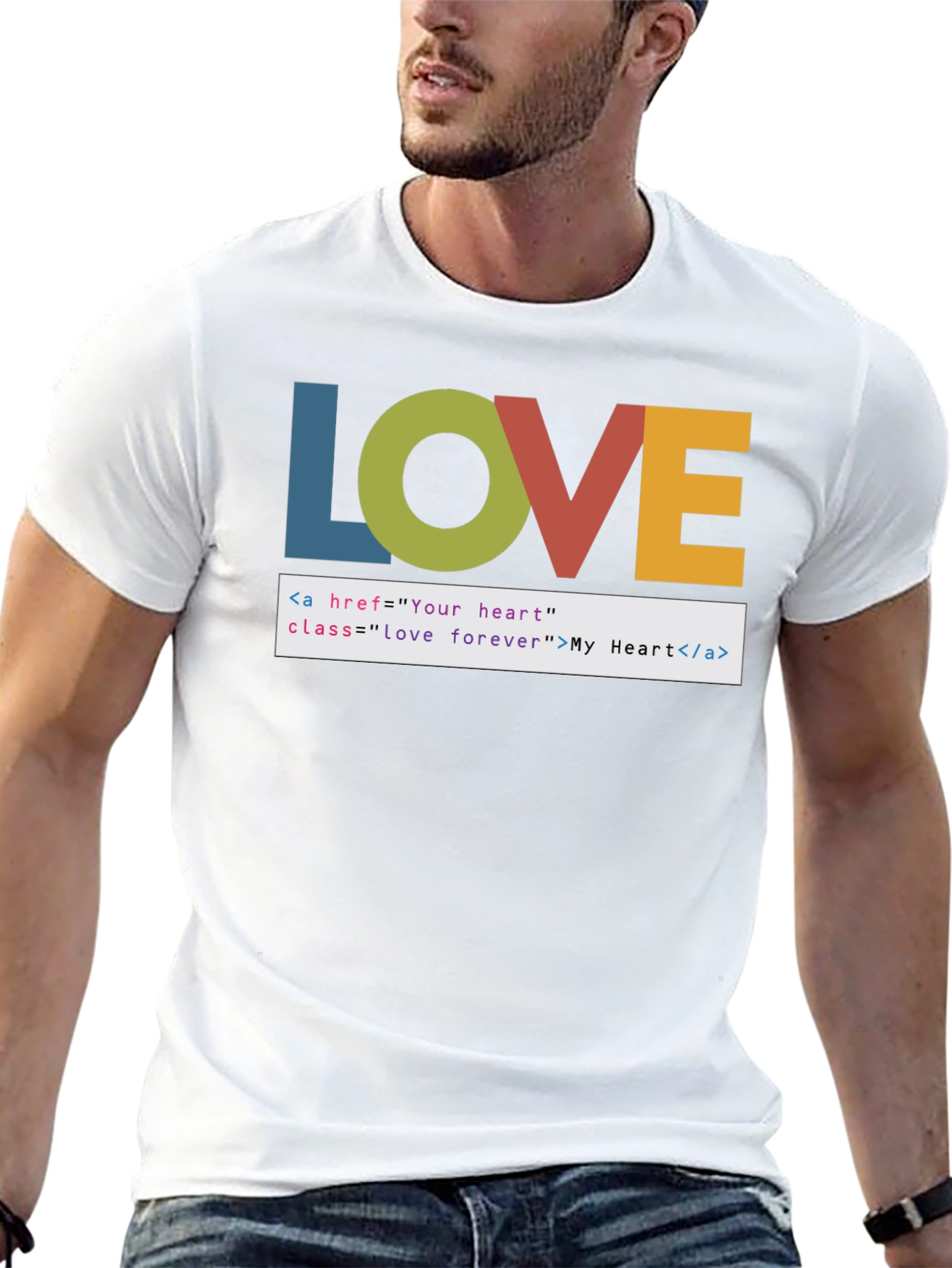Coding Love T-Shirt - HTML Heart