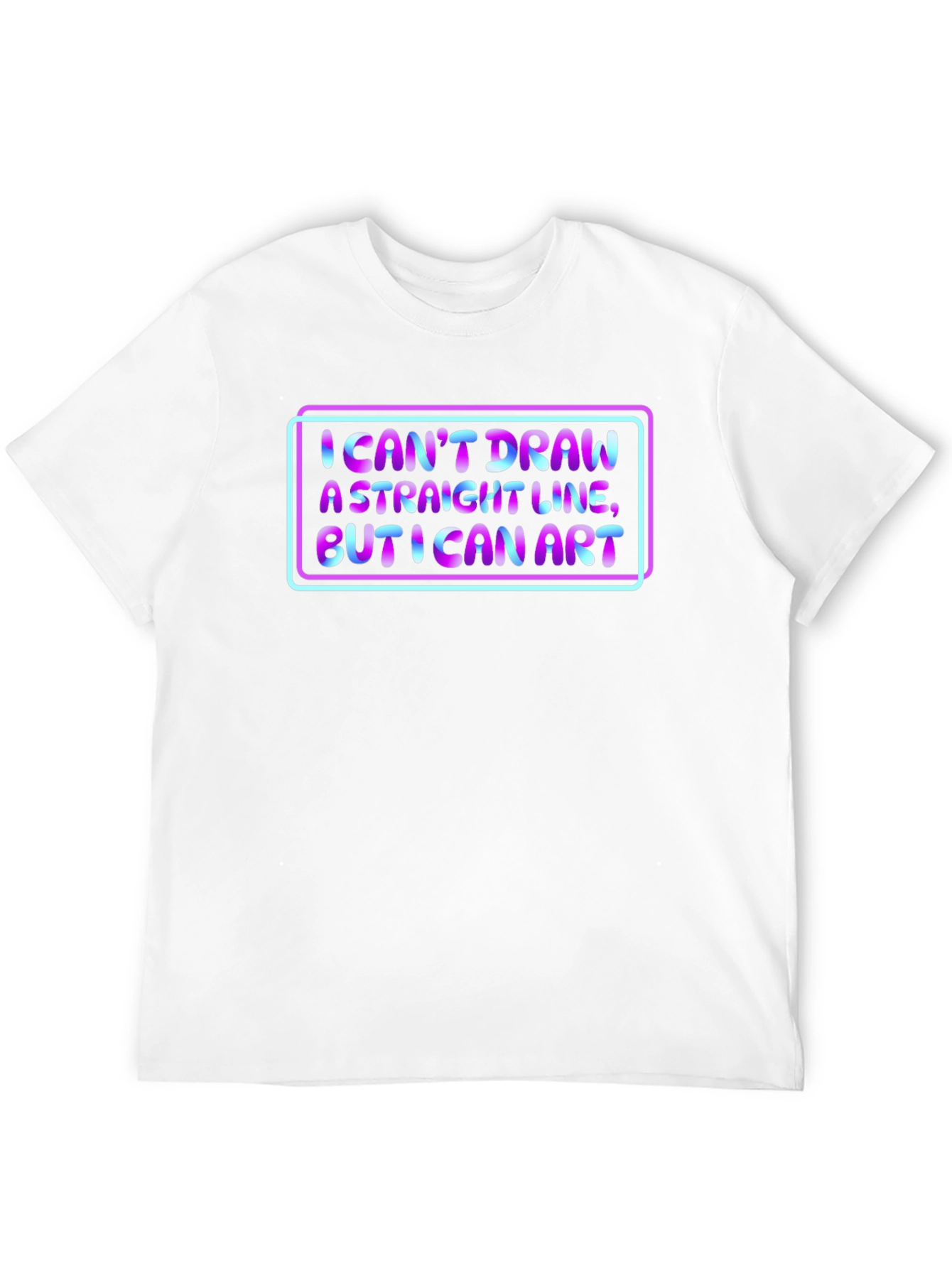I Cant Draw a Straight Line Art T-Shirt