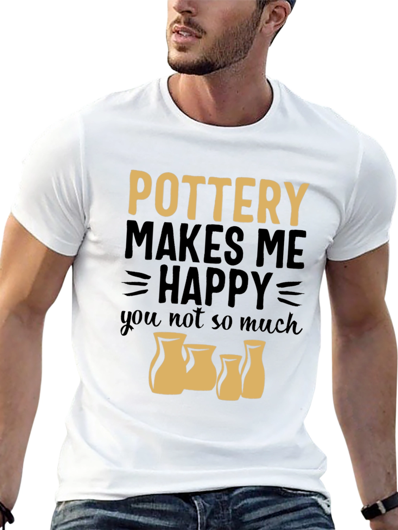 Pottery Makes Me Happy Graphic Tee