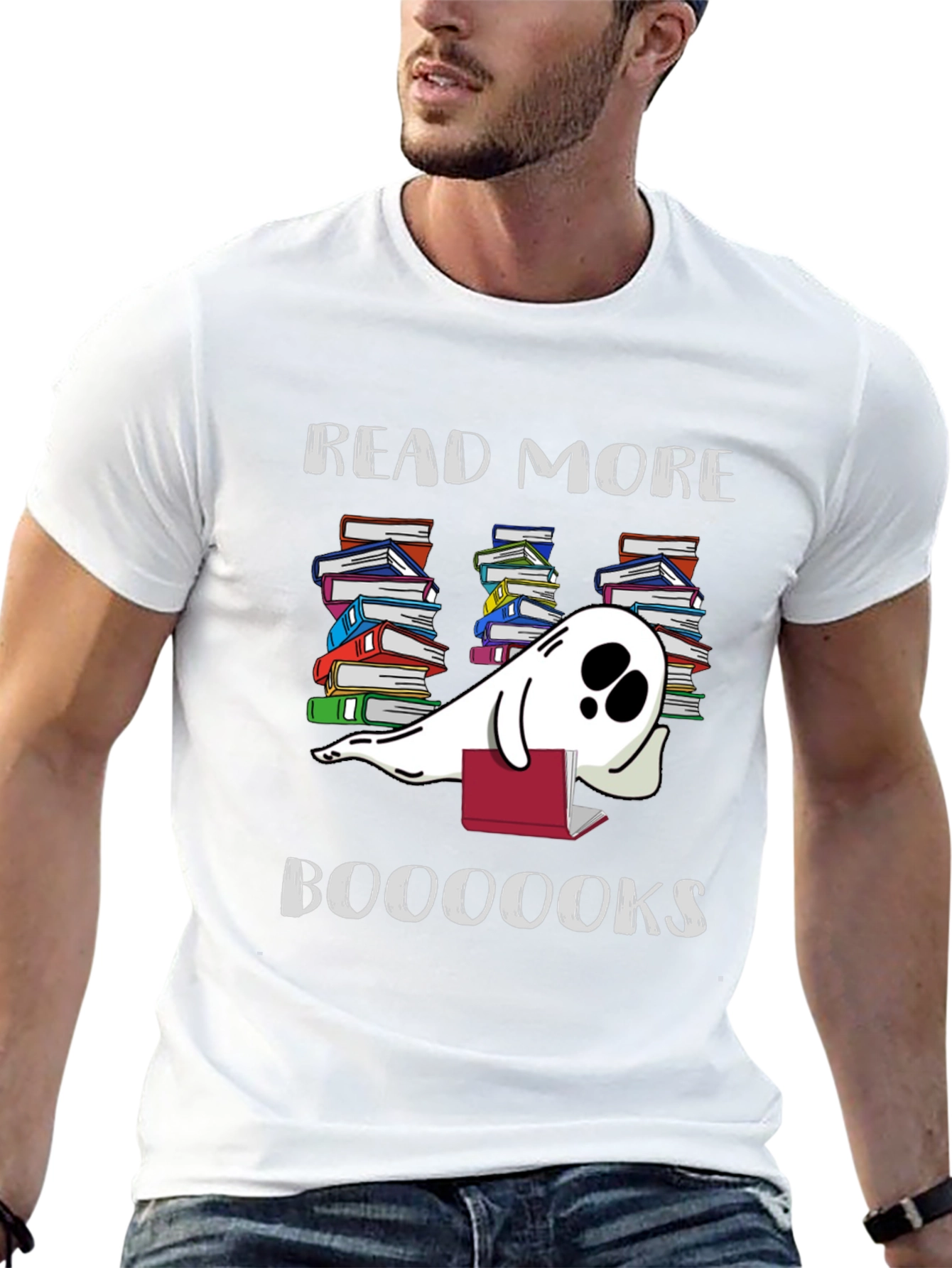 Read More Booooks Ghost T-Shirt