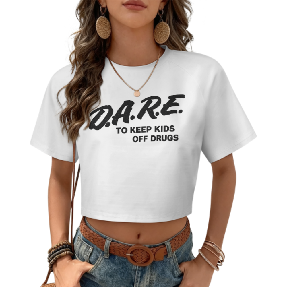 D.A.R.E. To Keep Kids Off Drugs Shirt – Retro 90s Awareness Graphic Tee(z1121)