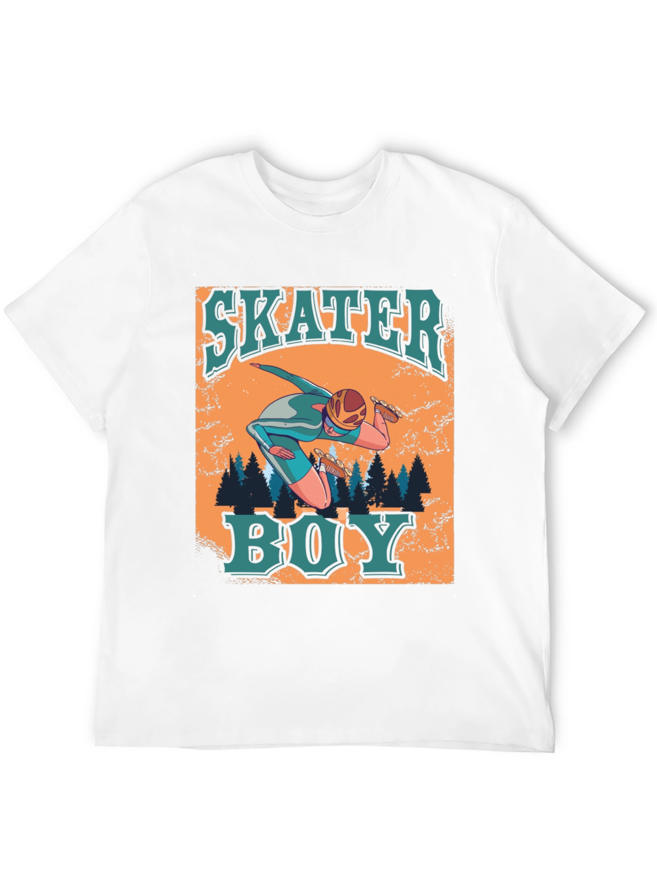 Skater Boy Graphic Tee - Cool & Casual