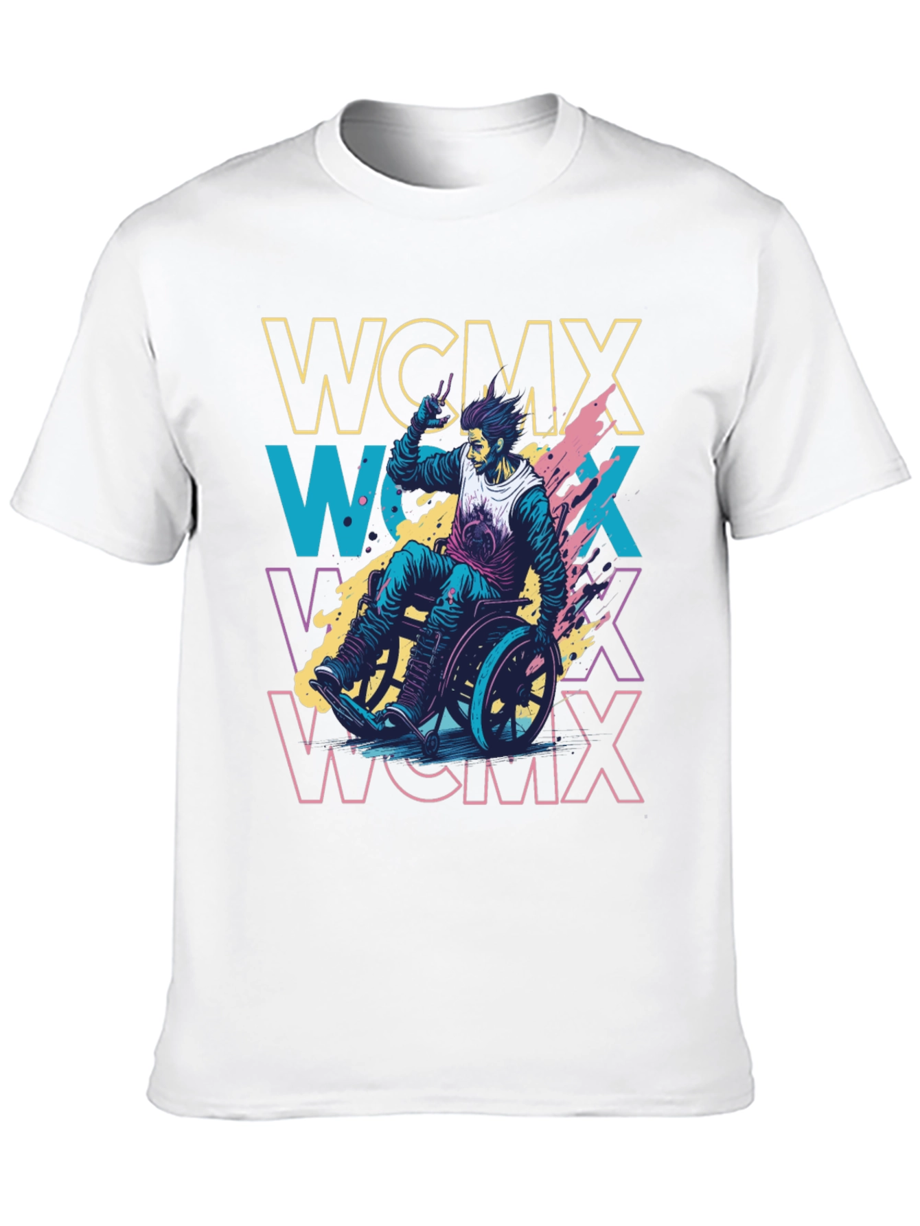 WCMX Athlete Graphic T-Shirt - Stylish Black Tee