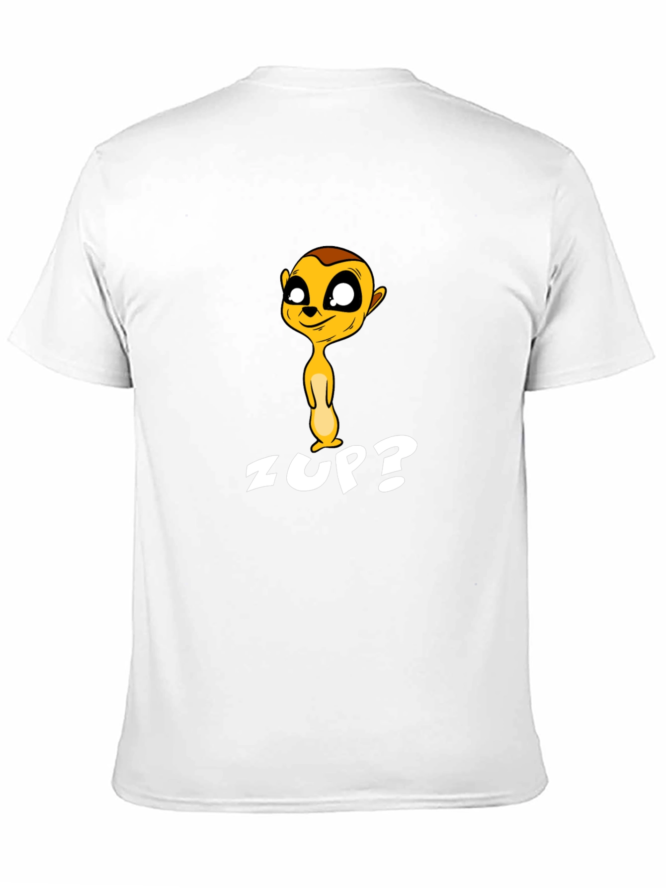 Zup! Meerkat Graphic Tee - Comfy Black T-Shirt