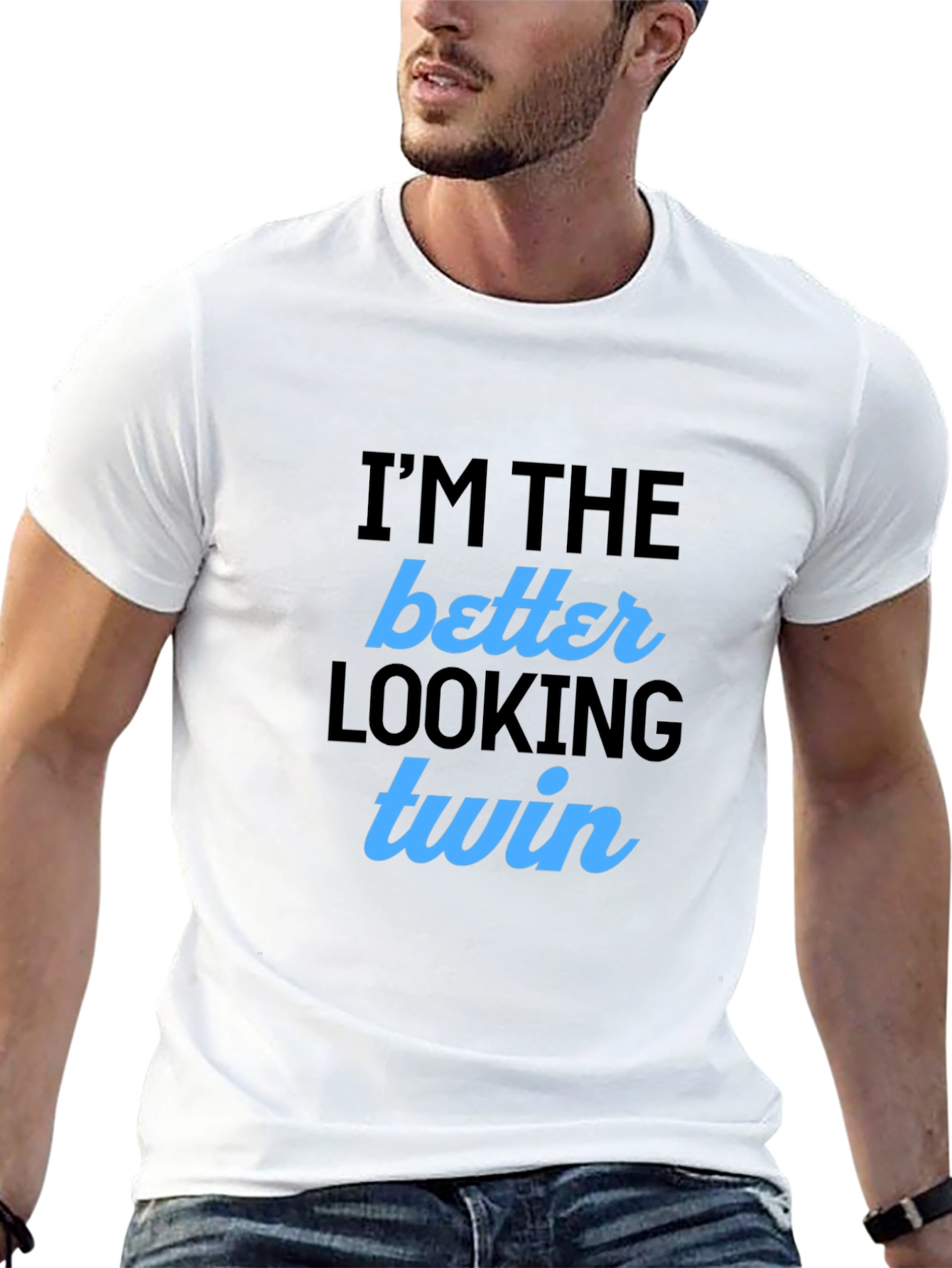 Better Looking Twin Black T-Shirt