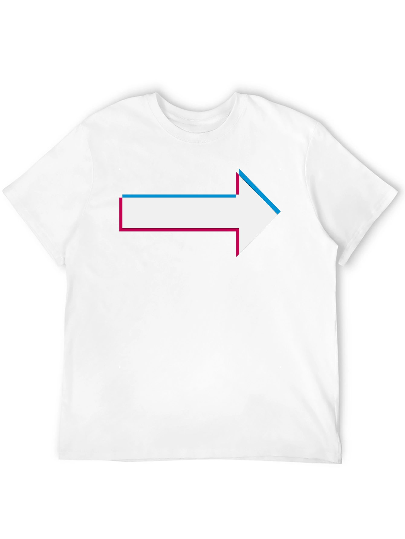 Arrow Graphic Tee - Casual Black T-Shirt