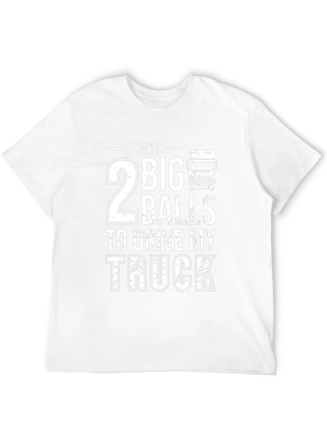 2 Big Balls Trucker Graphic Tee