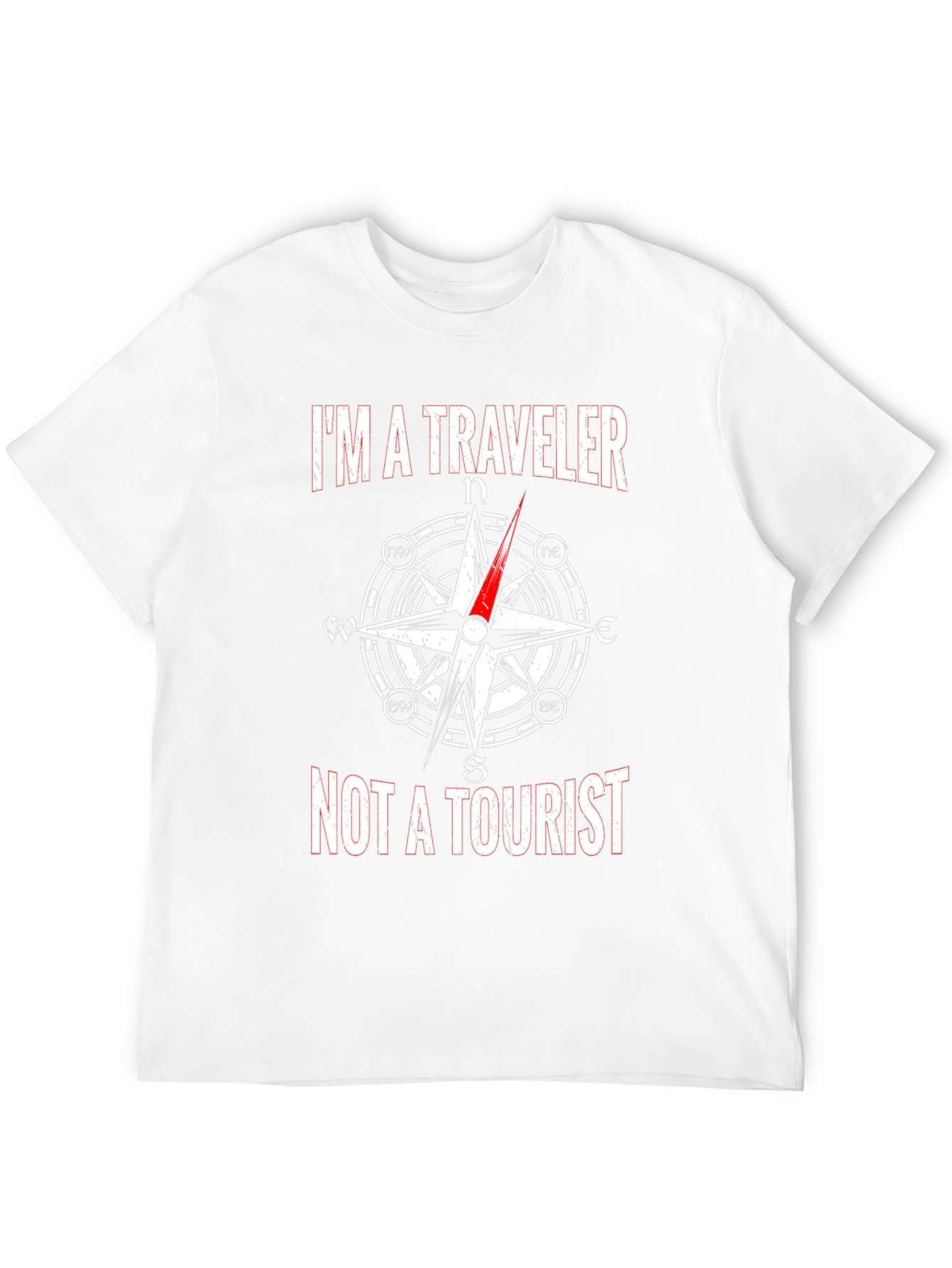 Traveler Compass Graphic Tee - Adventure Shirt