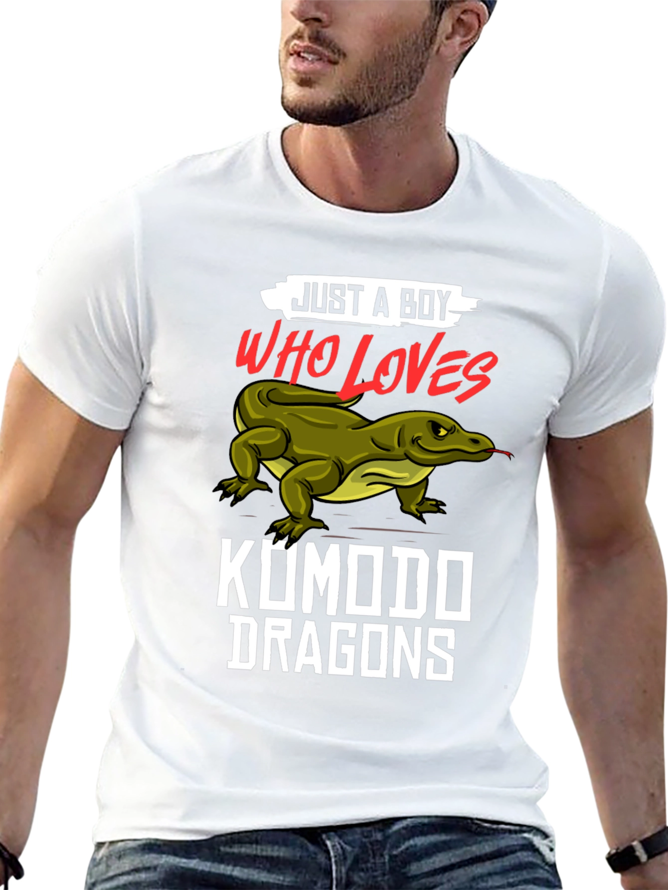 Just A Boy Who Loves Komodo Dragons T-Shirt