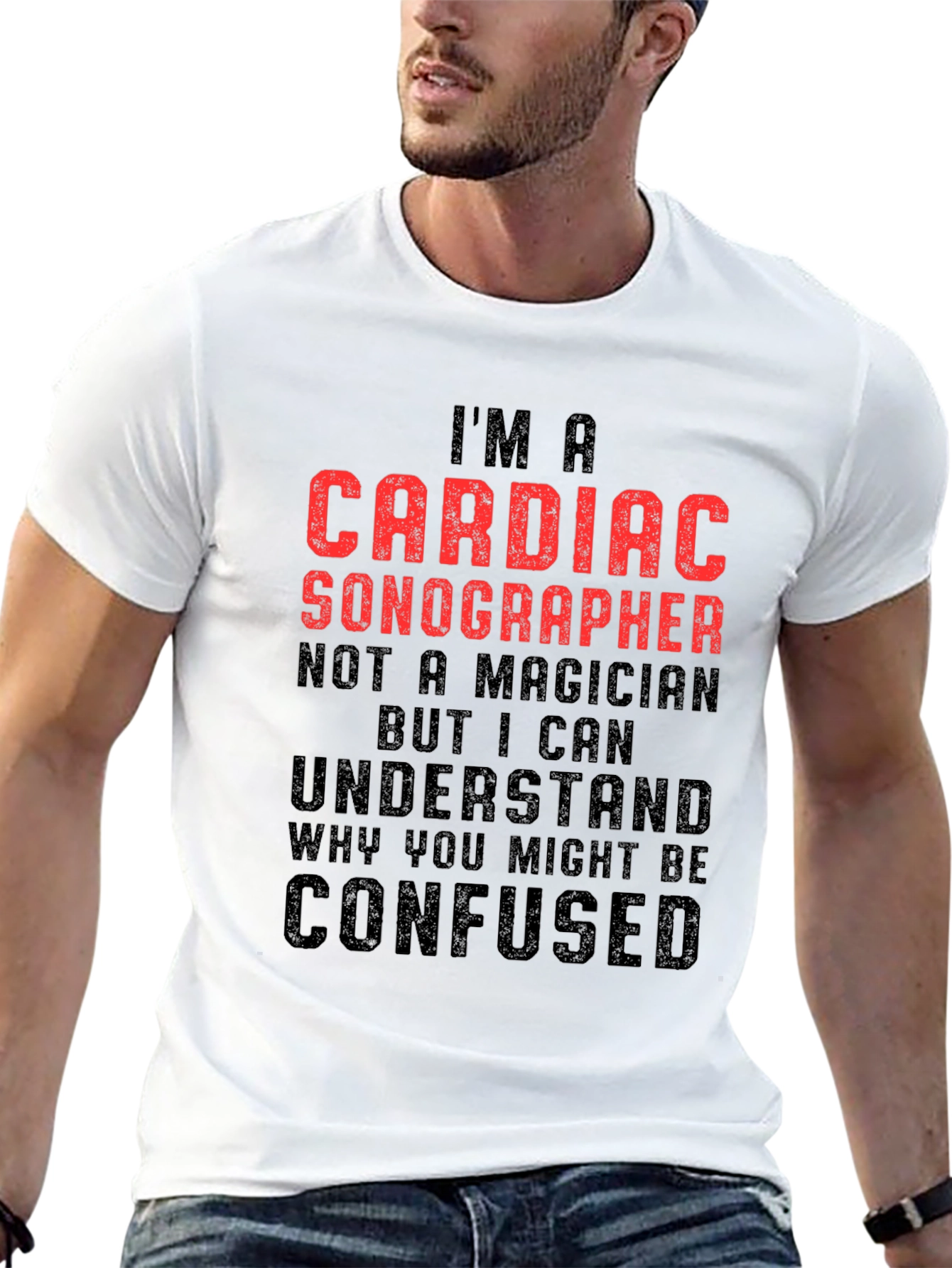 Cardiac Sonographer Graphic Tee - Heart Health