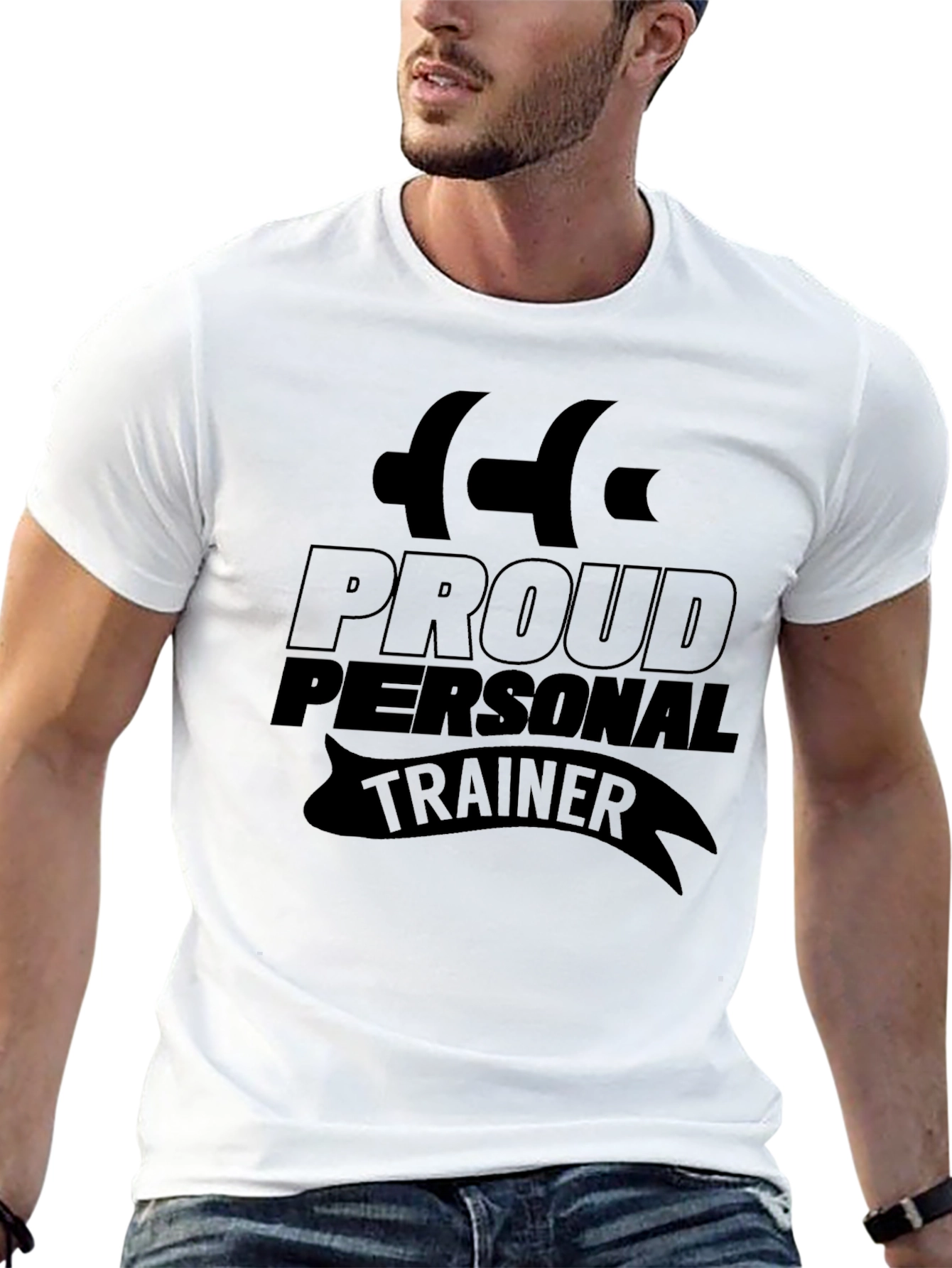 Proud Personal Trainer Black T-Shirt