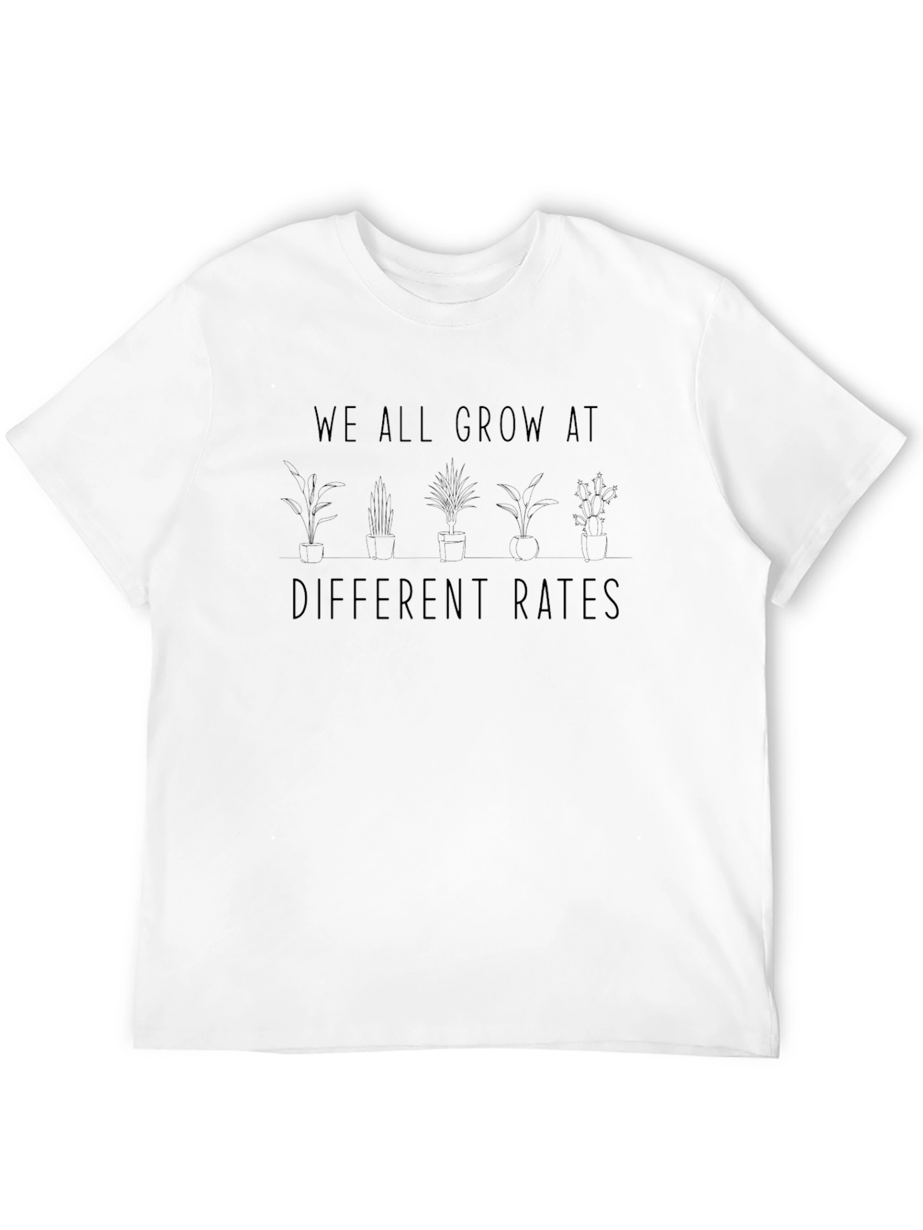 Growth Rate Plant Tee - Inspirational Shirt