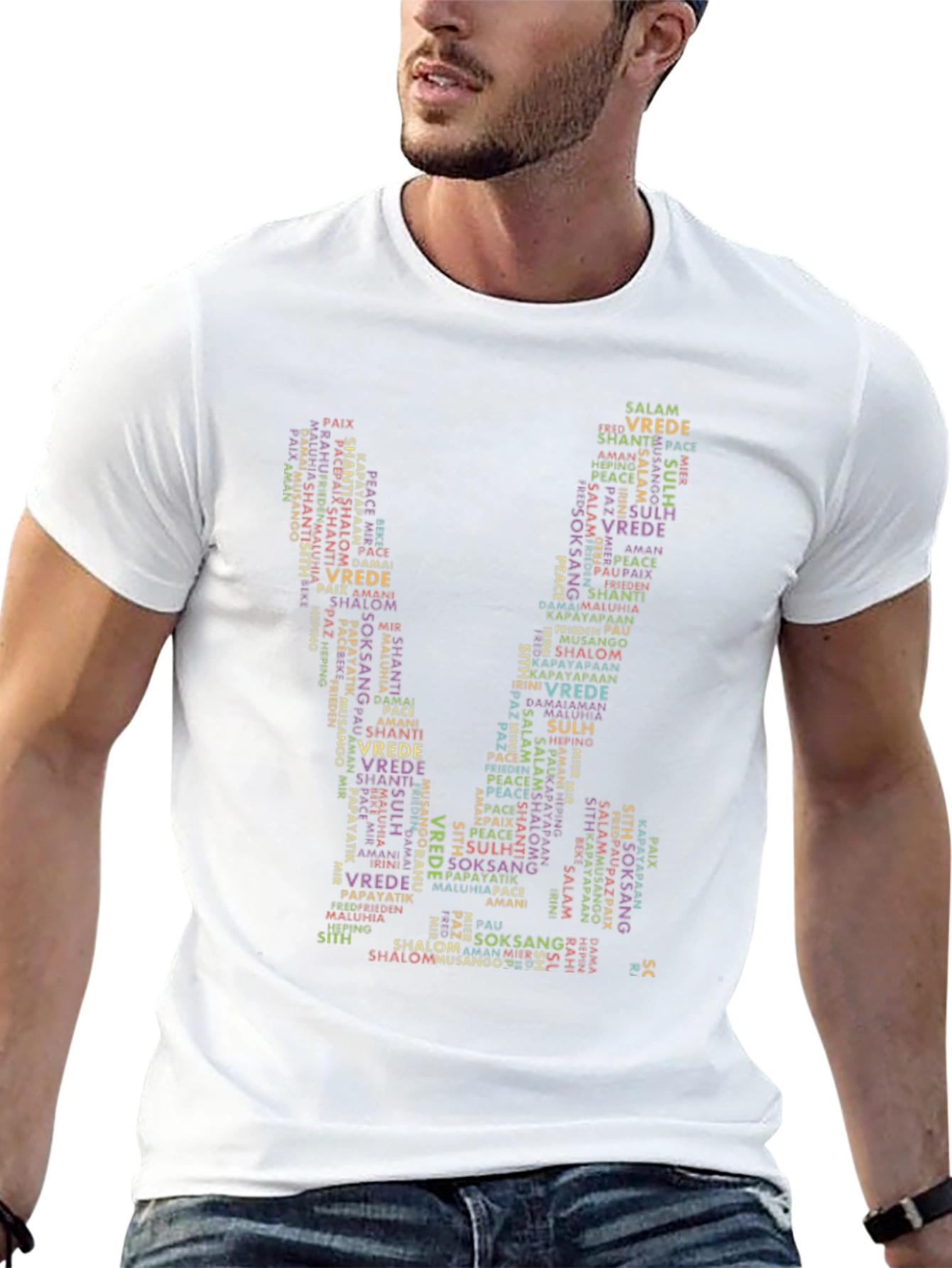 Peace Word Cloud T-Shirt