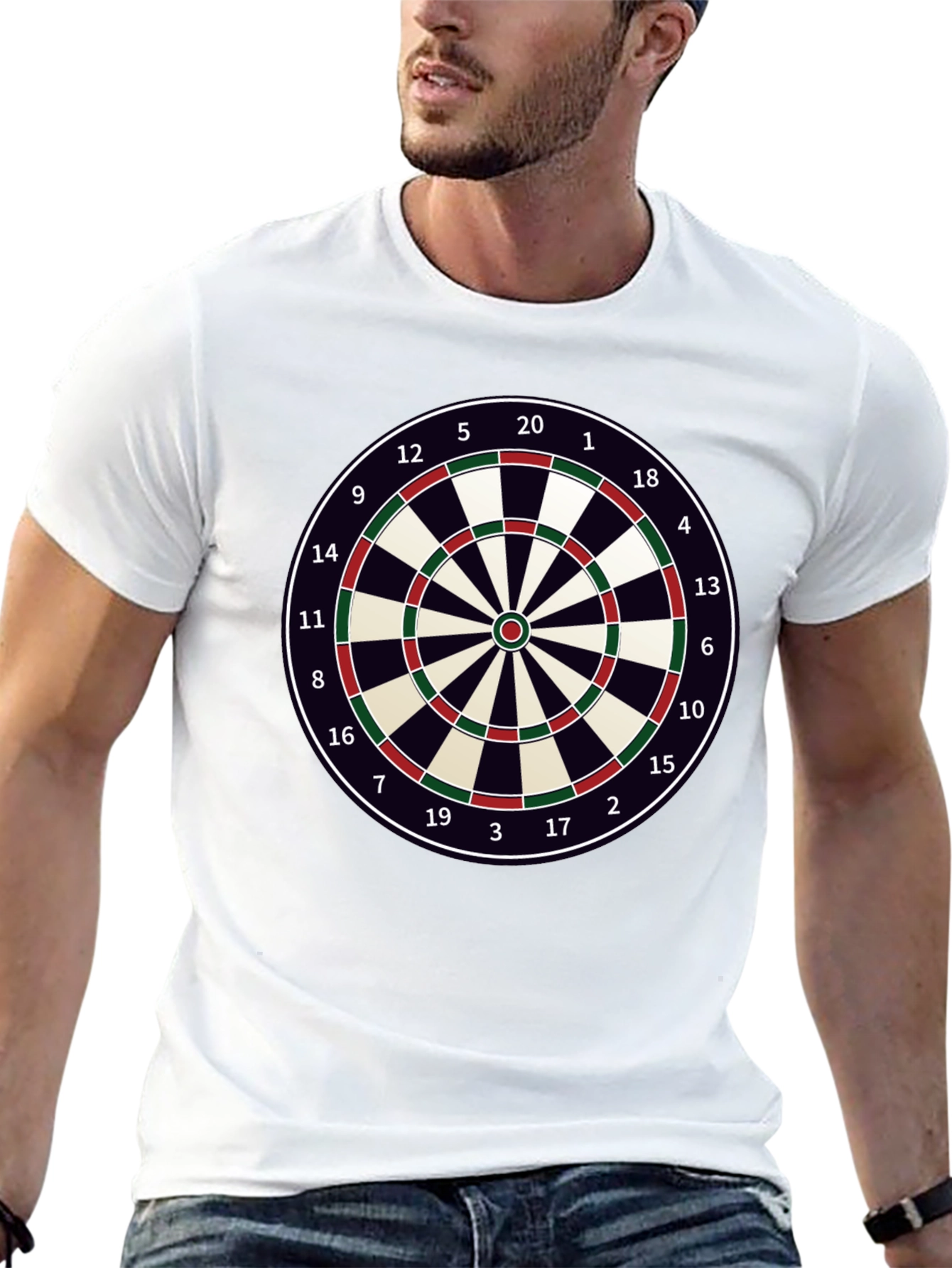 Dartboard T-Shirt: Classic Game Tee