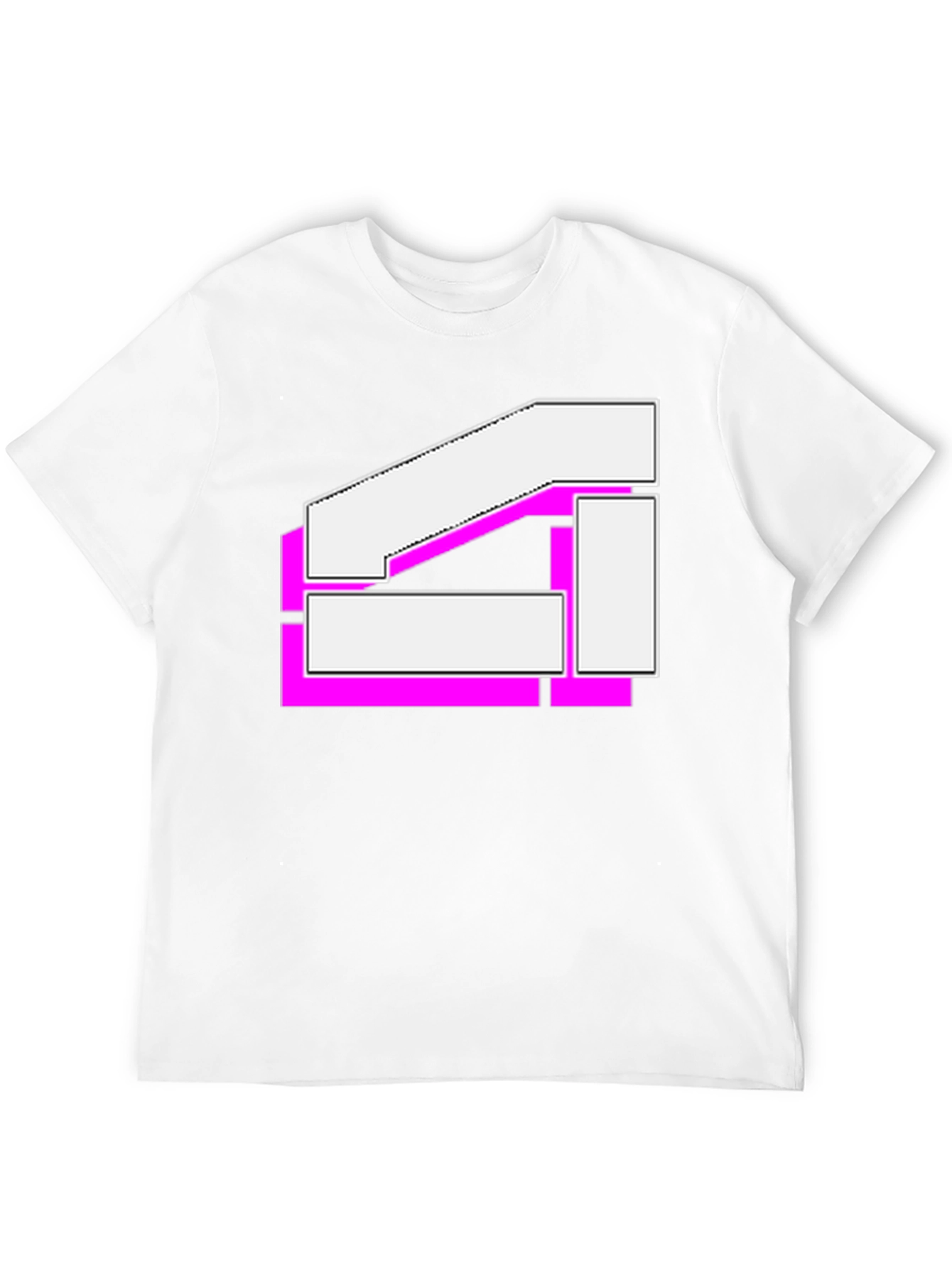 Geometric Graphic T-Shirt - Modern Streetwear Tee