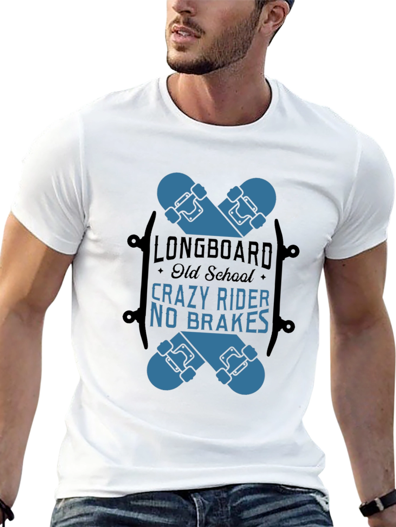 Longboard Crazy Rider T-Shirt