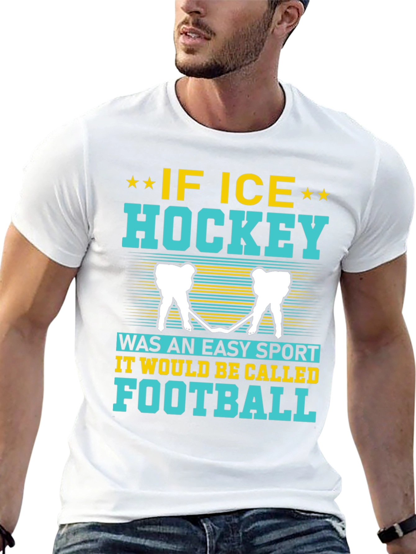 Funny Ice Hockey T-Shirt - If Ice Hockey