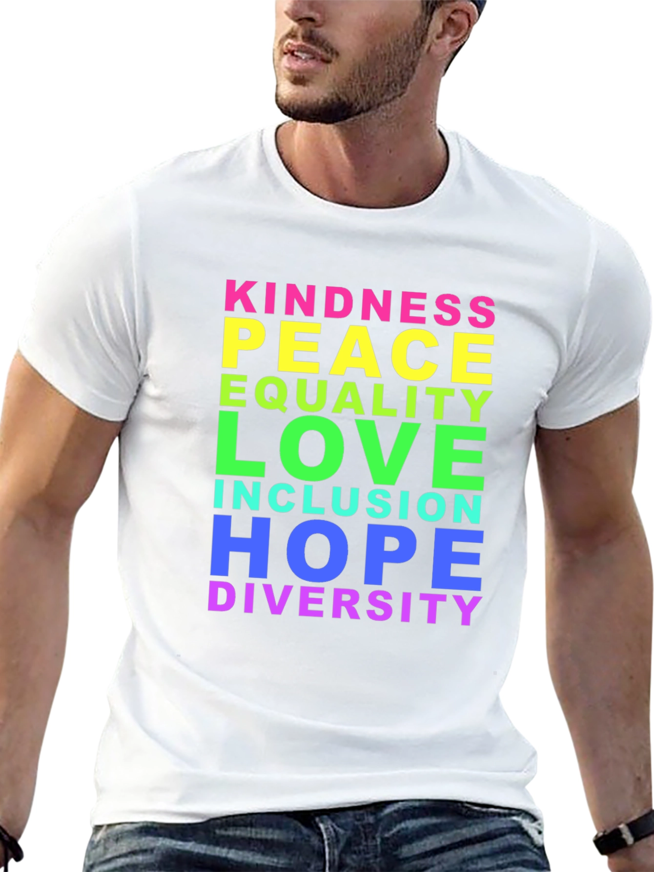 Kindness Peace Love Inclusion Diversity T-Shirt