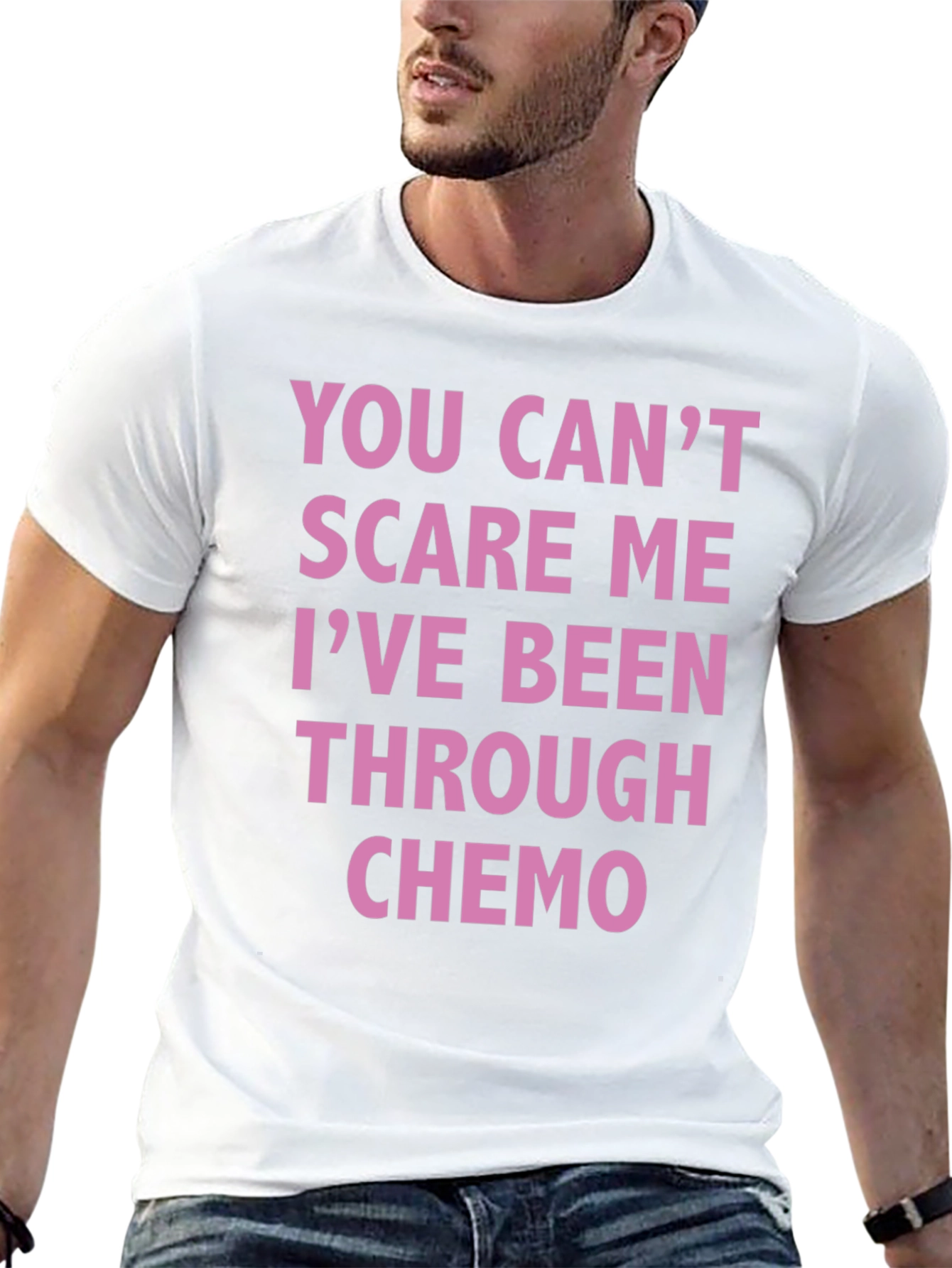 Chemo Survivor T-Shirt: You Cant Scare Me