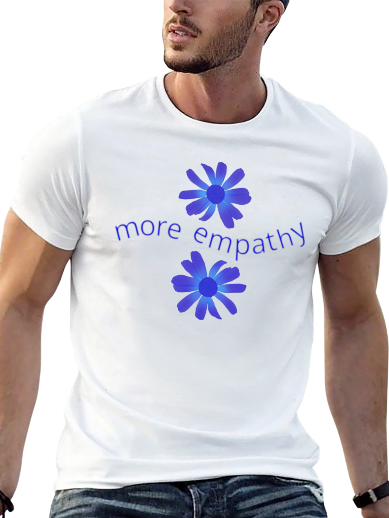 More Empathy Black Graphic T-Shirt