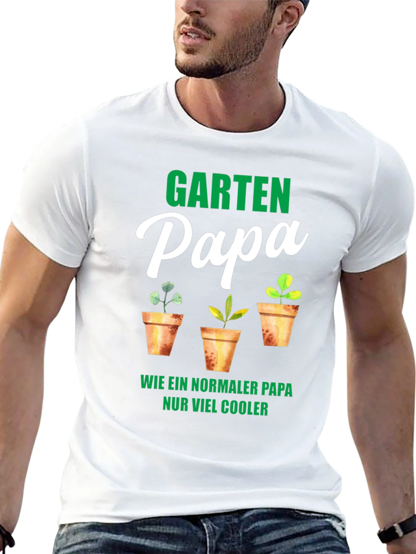 Garten Papa T-Shirt: Cool Gardener Dad Tee