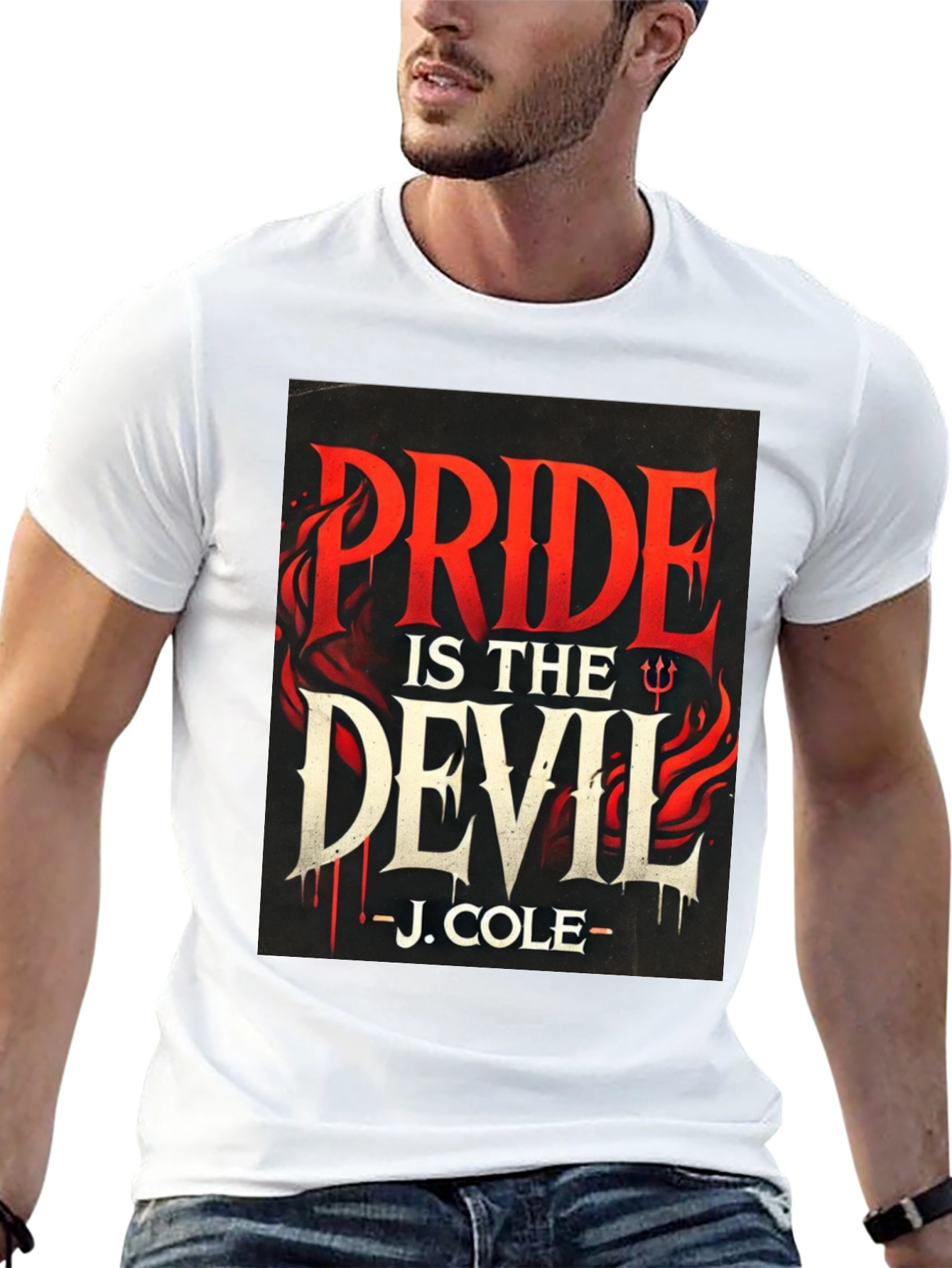 Pride is the Devil J. Cole Black T-Shirt