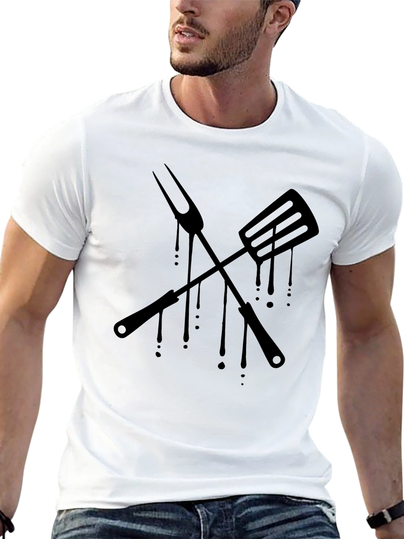 BBQ Tool Graphic Tee - Grill Master T-Shirt