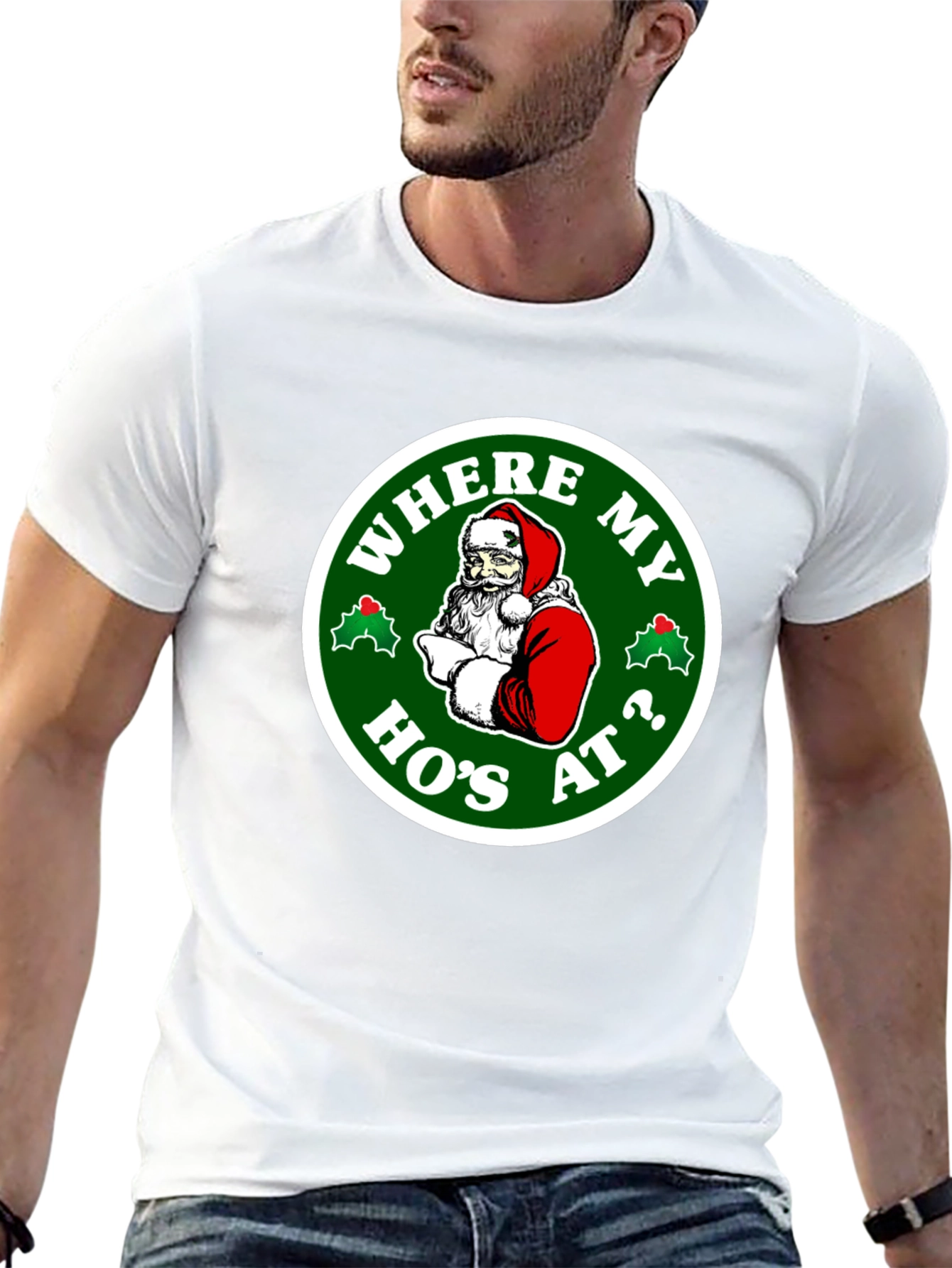 Humorous Christmas Santa T-Shirt