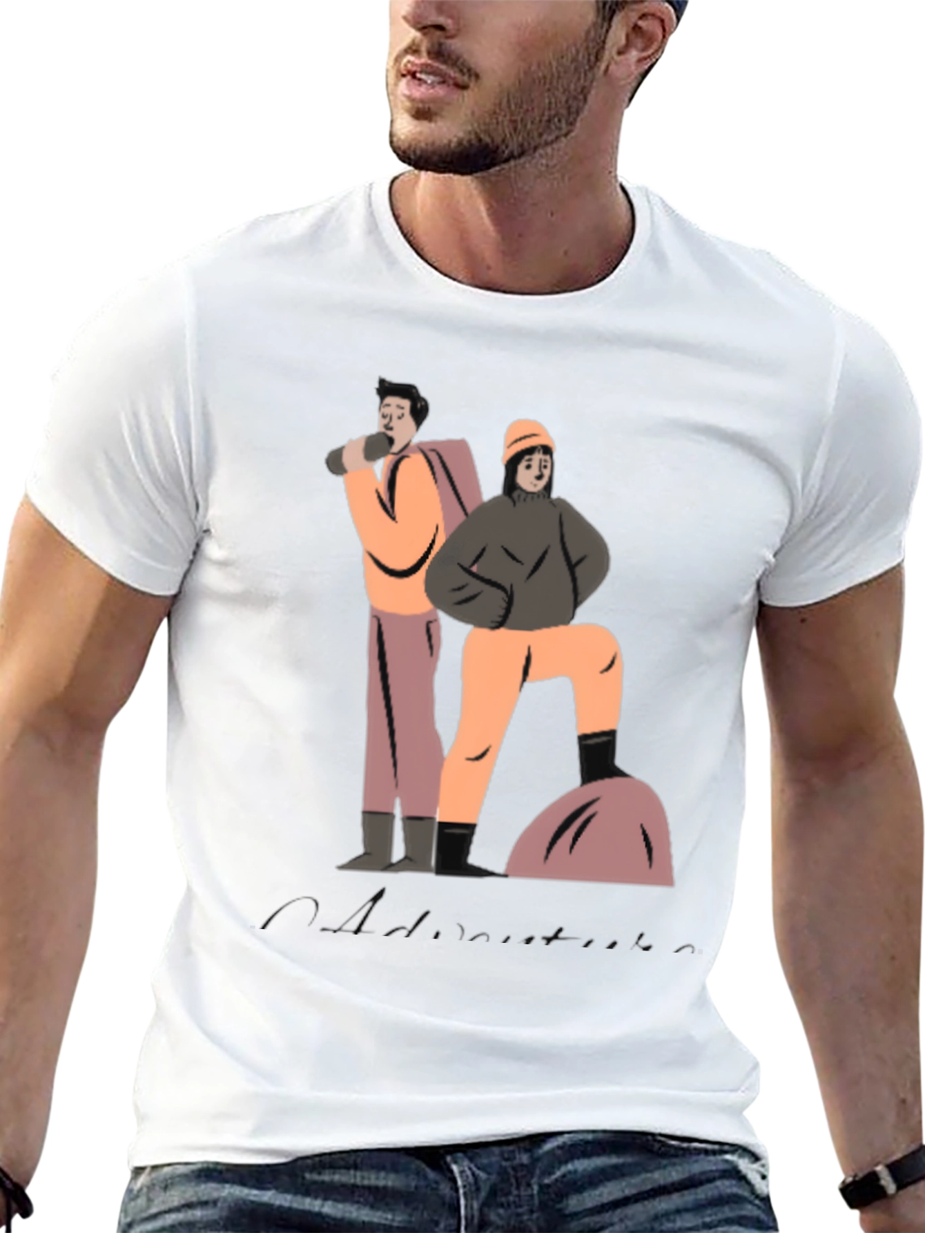Adventure Graphic Tee - Soft Cotton Blend