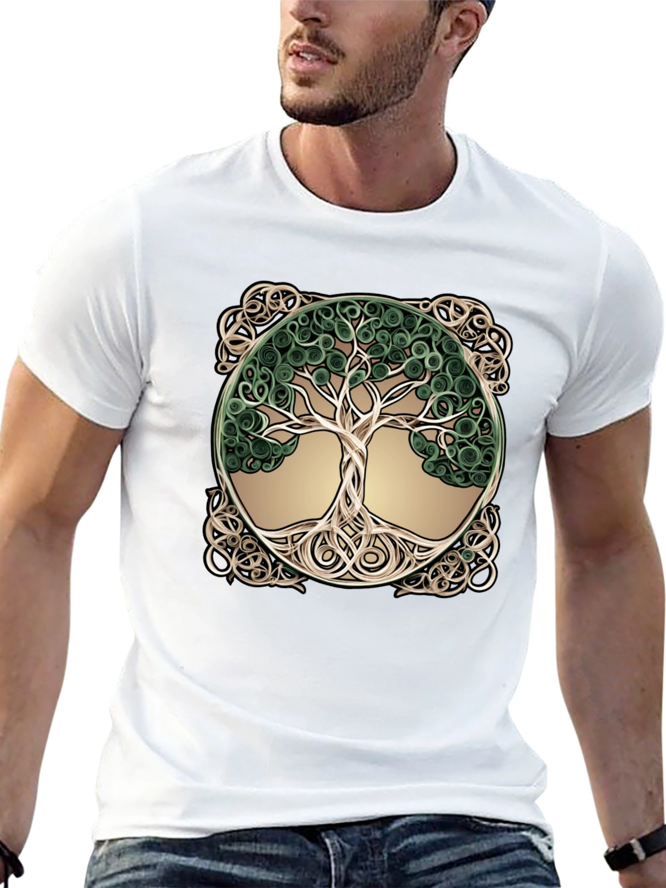 Celtic Tree of Life Graphic T-Shirt