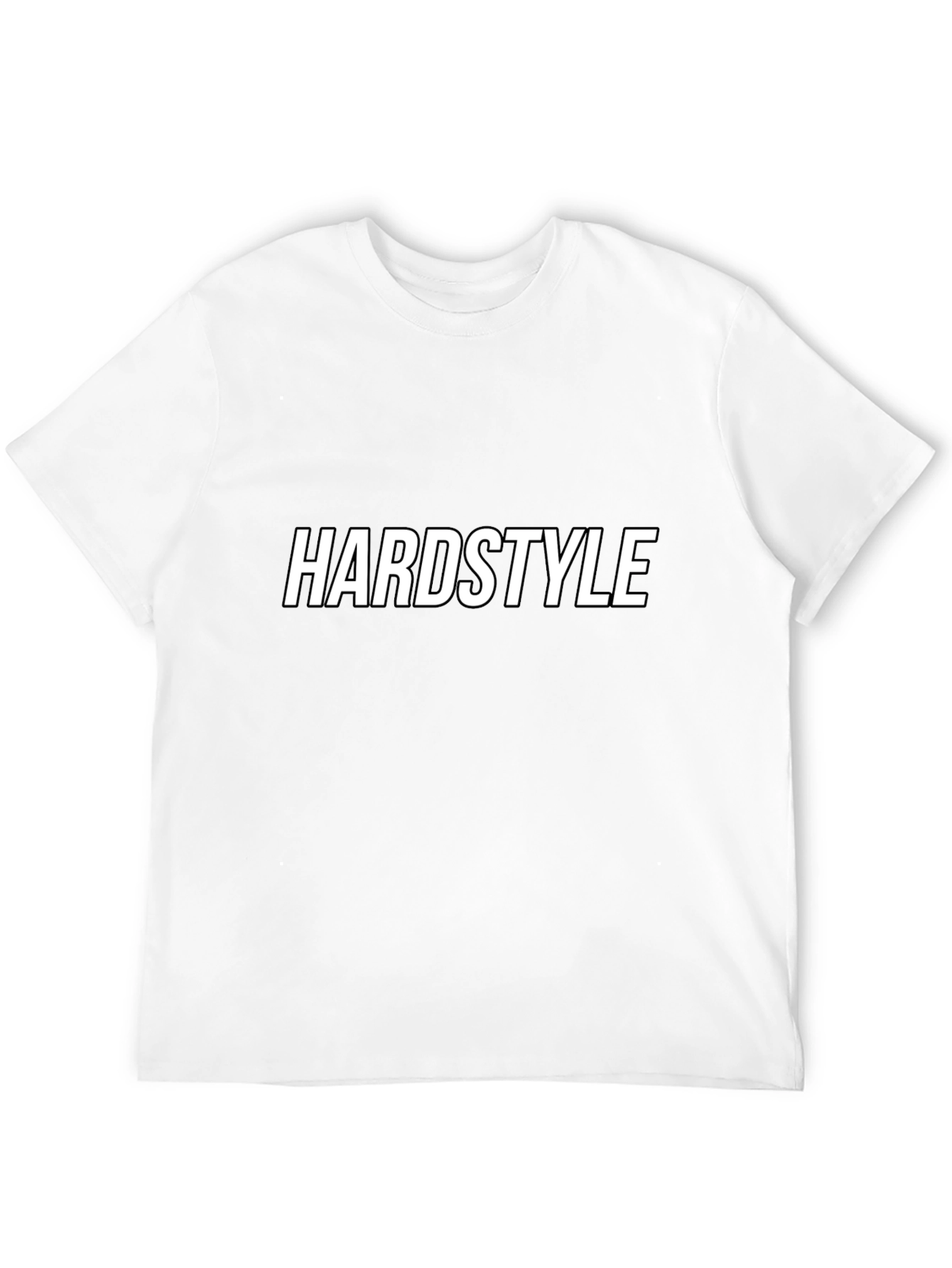 Hardstyle Graphic Tee - Black Cotton Casual Wear