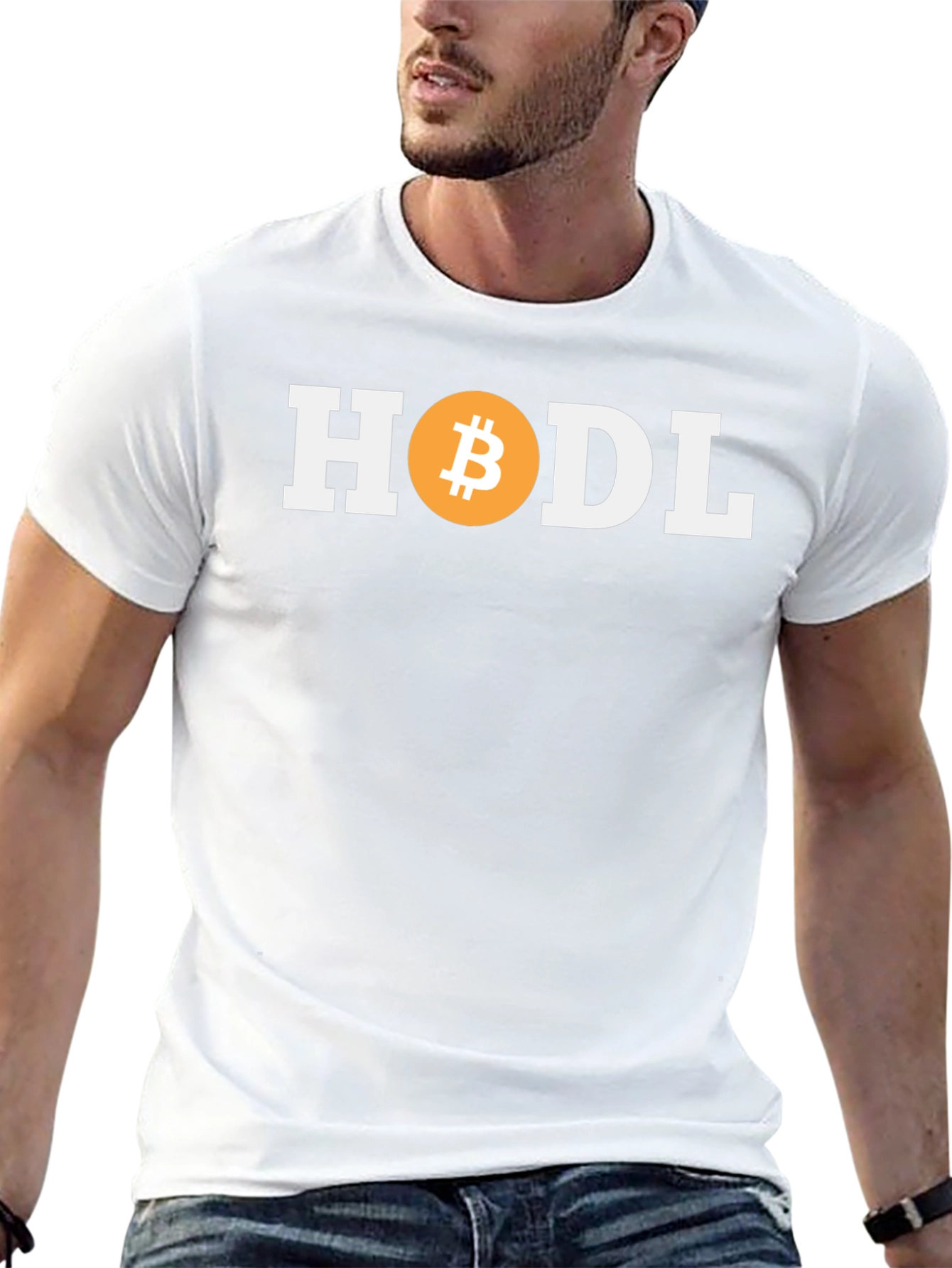 HODL Bitcoin Crypto T-Shirt - Stay the Course!