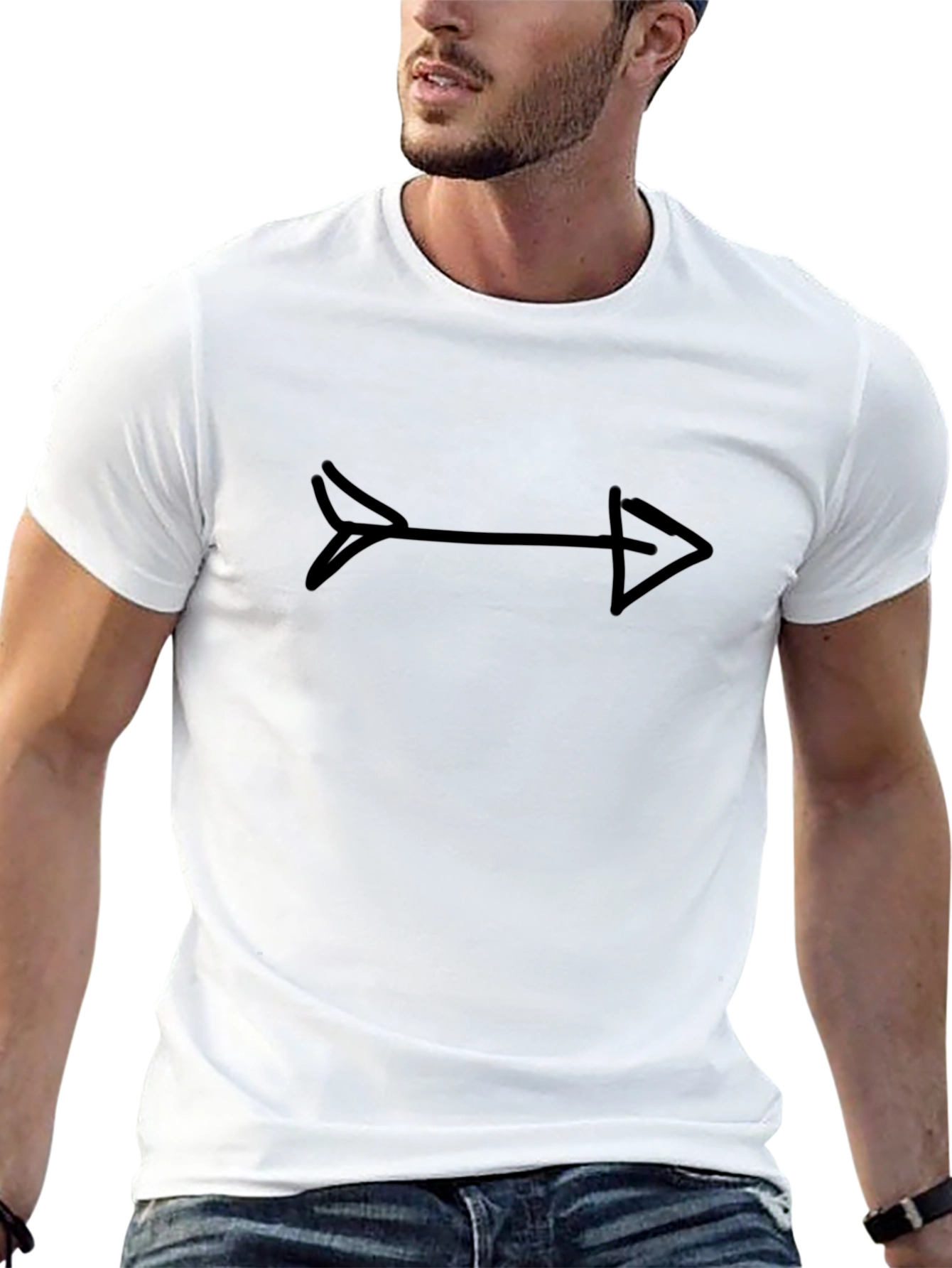 Arrow Graphic T-Shirt - Casual Style