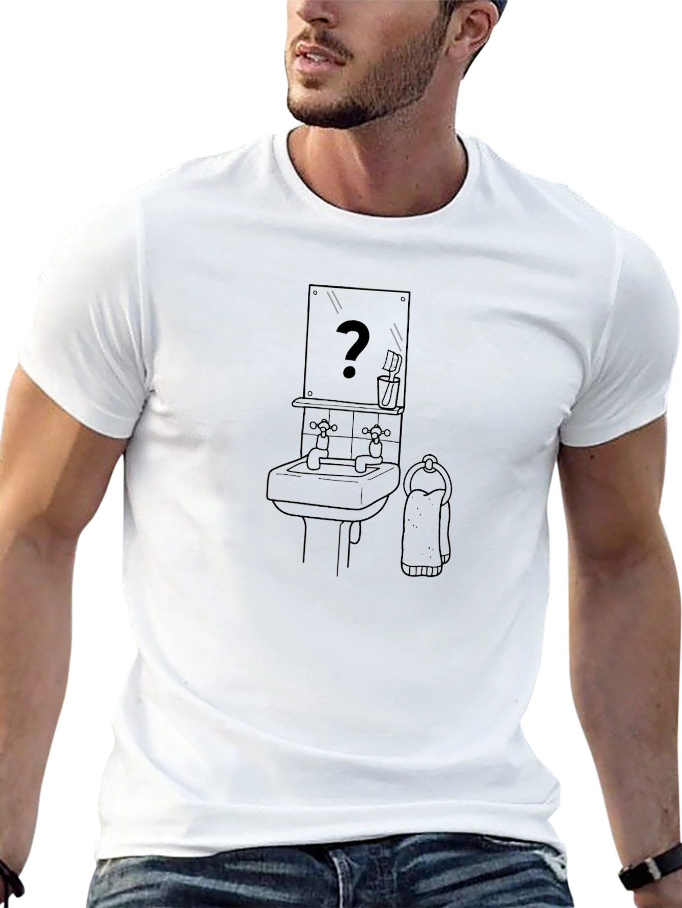 Questionable Bathroom Humor T-Shirt