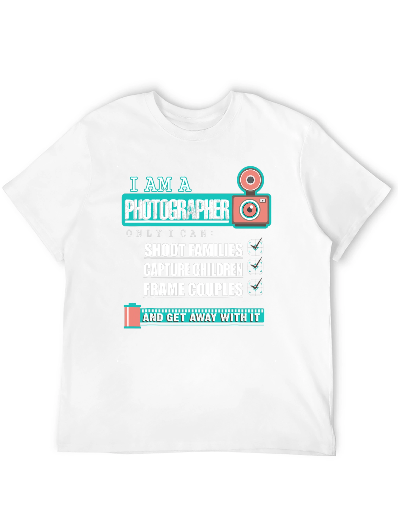 Photographer T-Shirt - Shoot Capture Frame