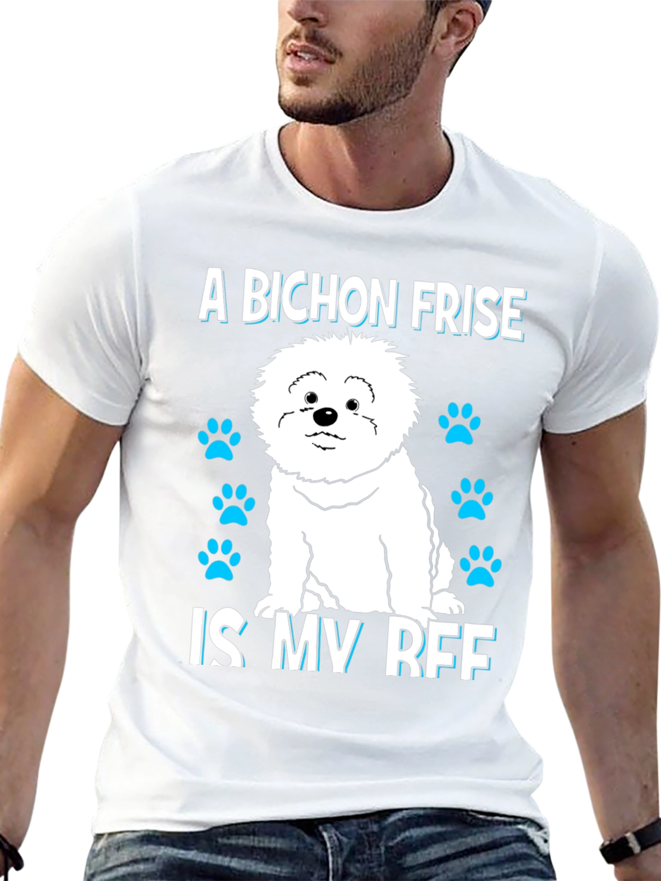 Bichon Frise Best Friend Graphic Tee