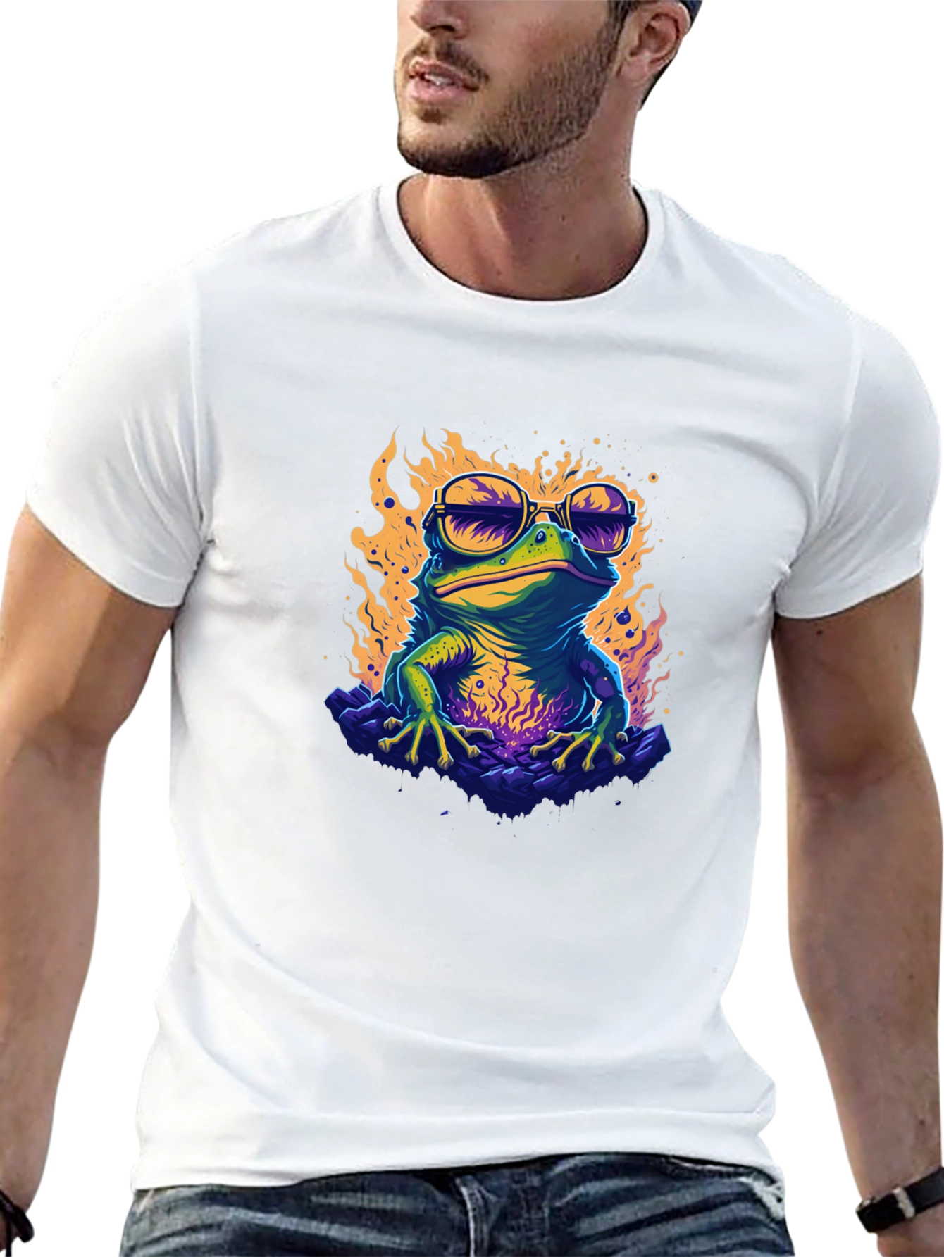 Cool Frog Graphic Tee