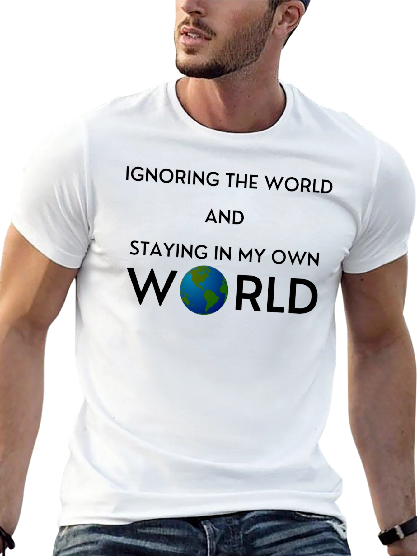 Ignoring The World Graphic T-Shirt