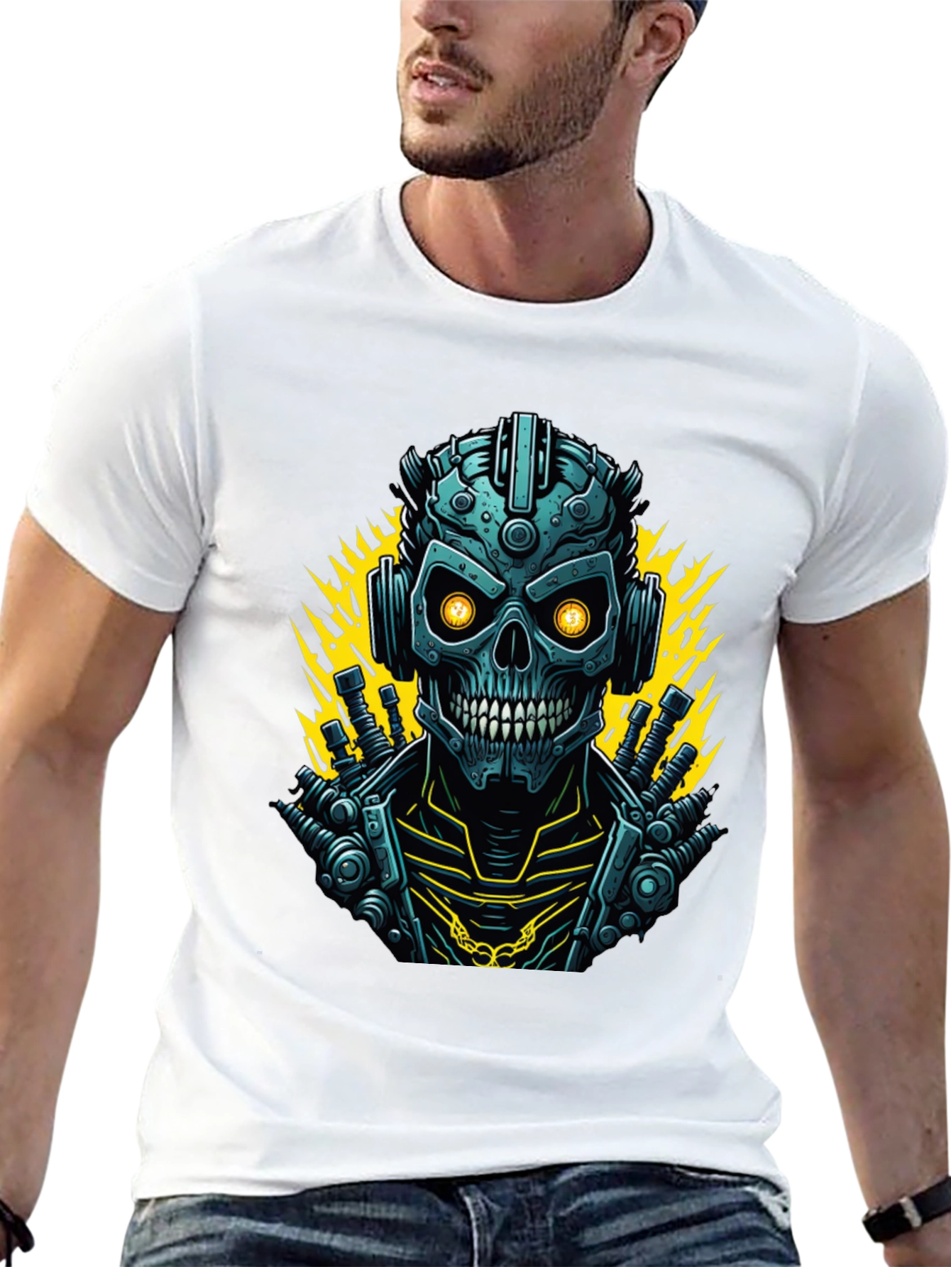 Cyberpunk Skull T-Shirt