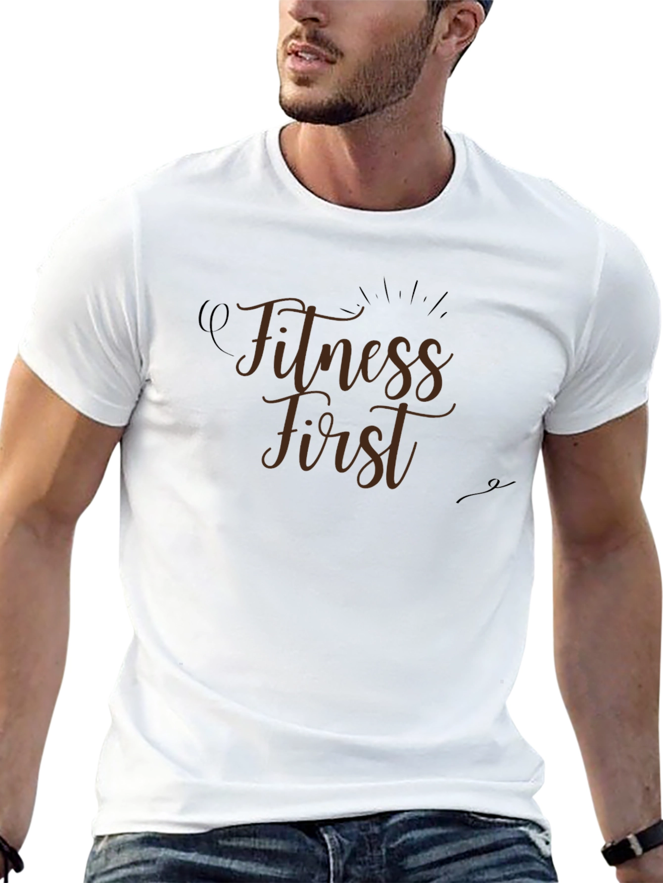 Fitness First Mens Graphic Tee - Black