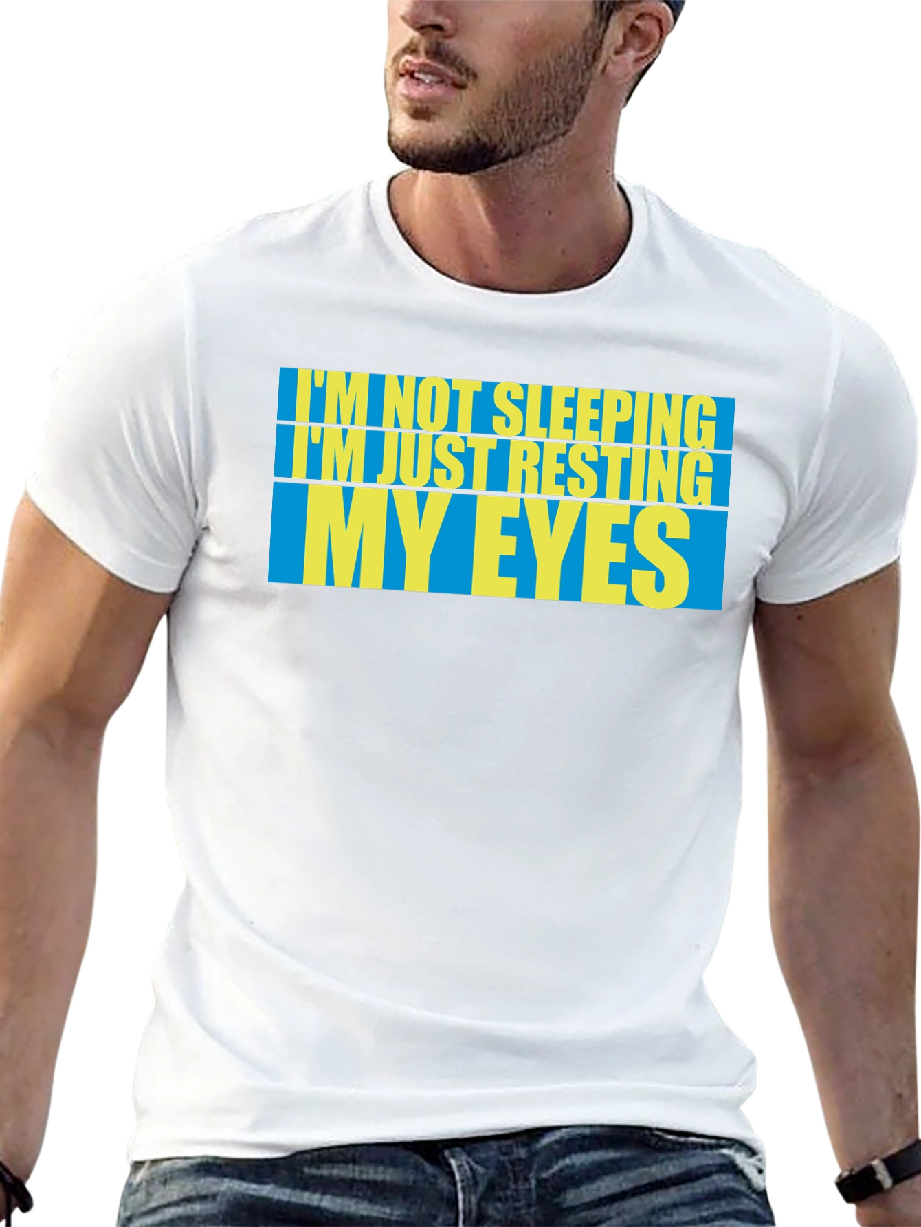 Resting My Eyes T-Shirt - Funny Sleep Tee