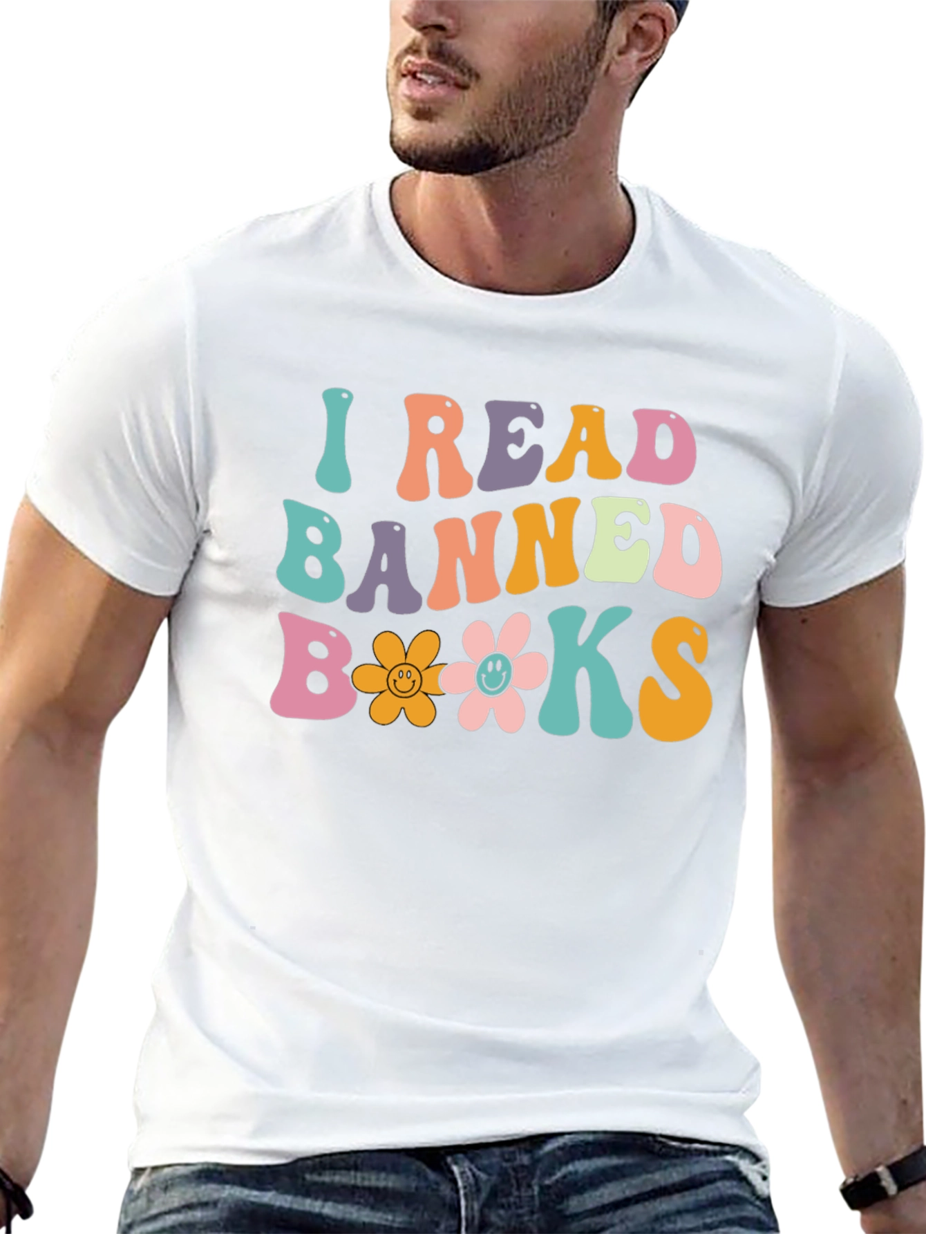 I Read Banned Books Retro Graphic Tee