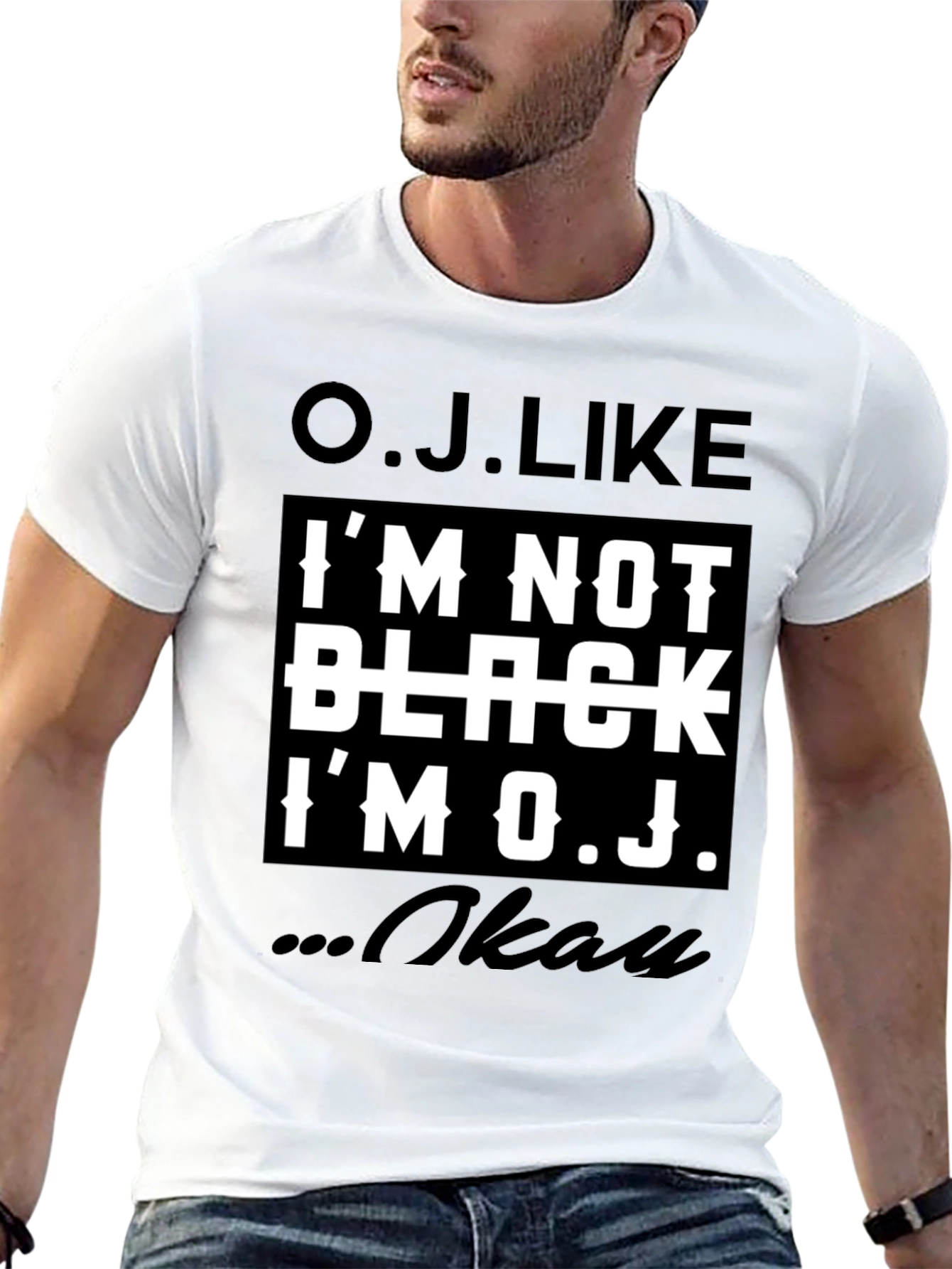 O.J. Like T-Shirt - Controversial Humor Tee